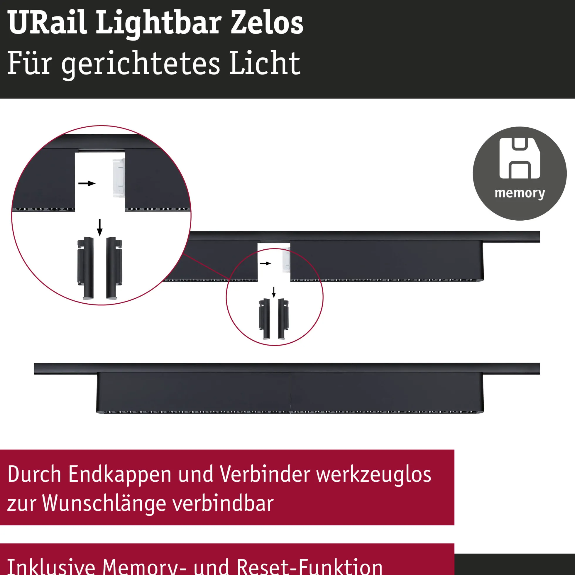 URail Lightbar 3-Step-Dim - Zelos