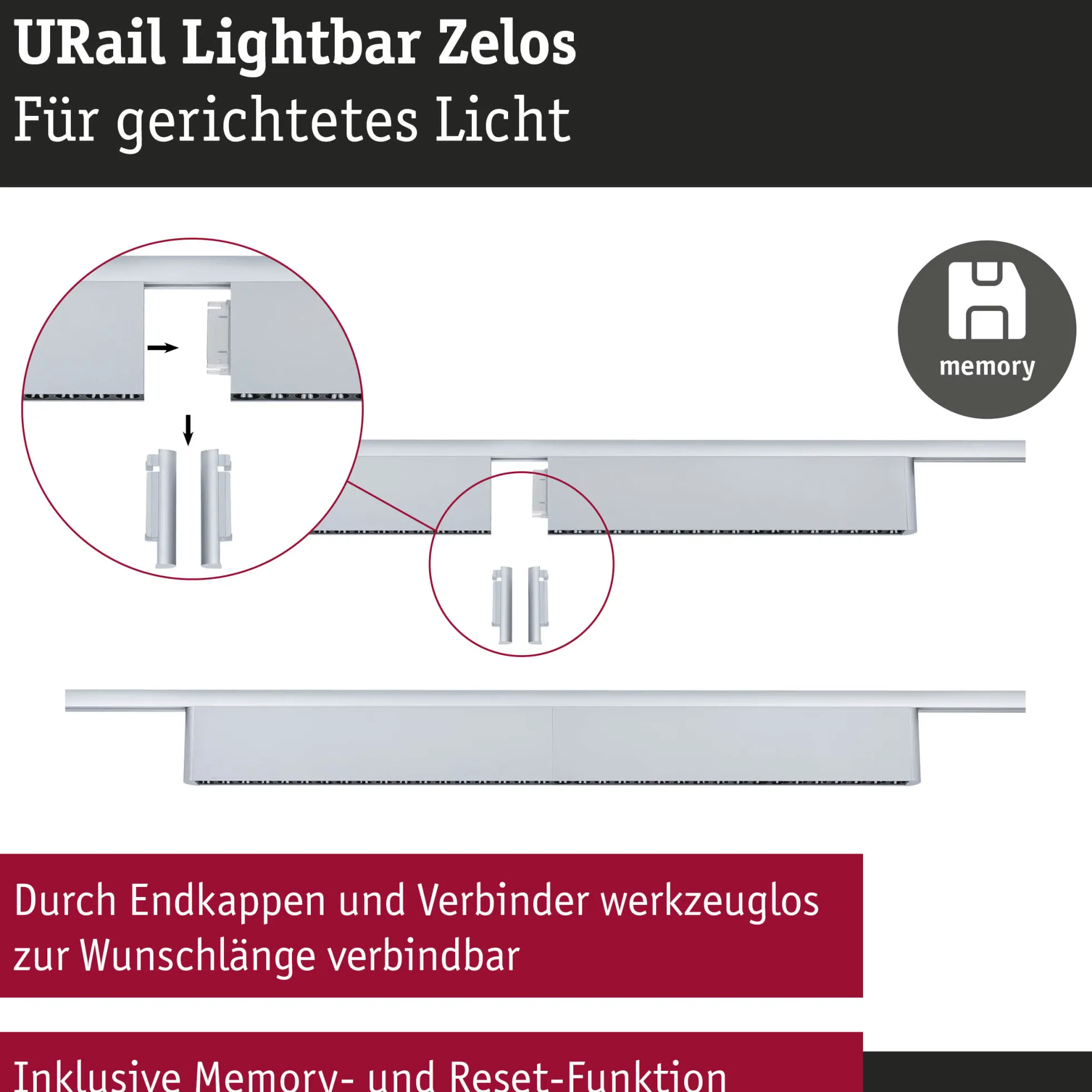 URail Lightbar 3-Step-Dim - Zelos