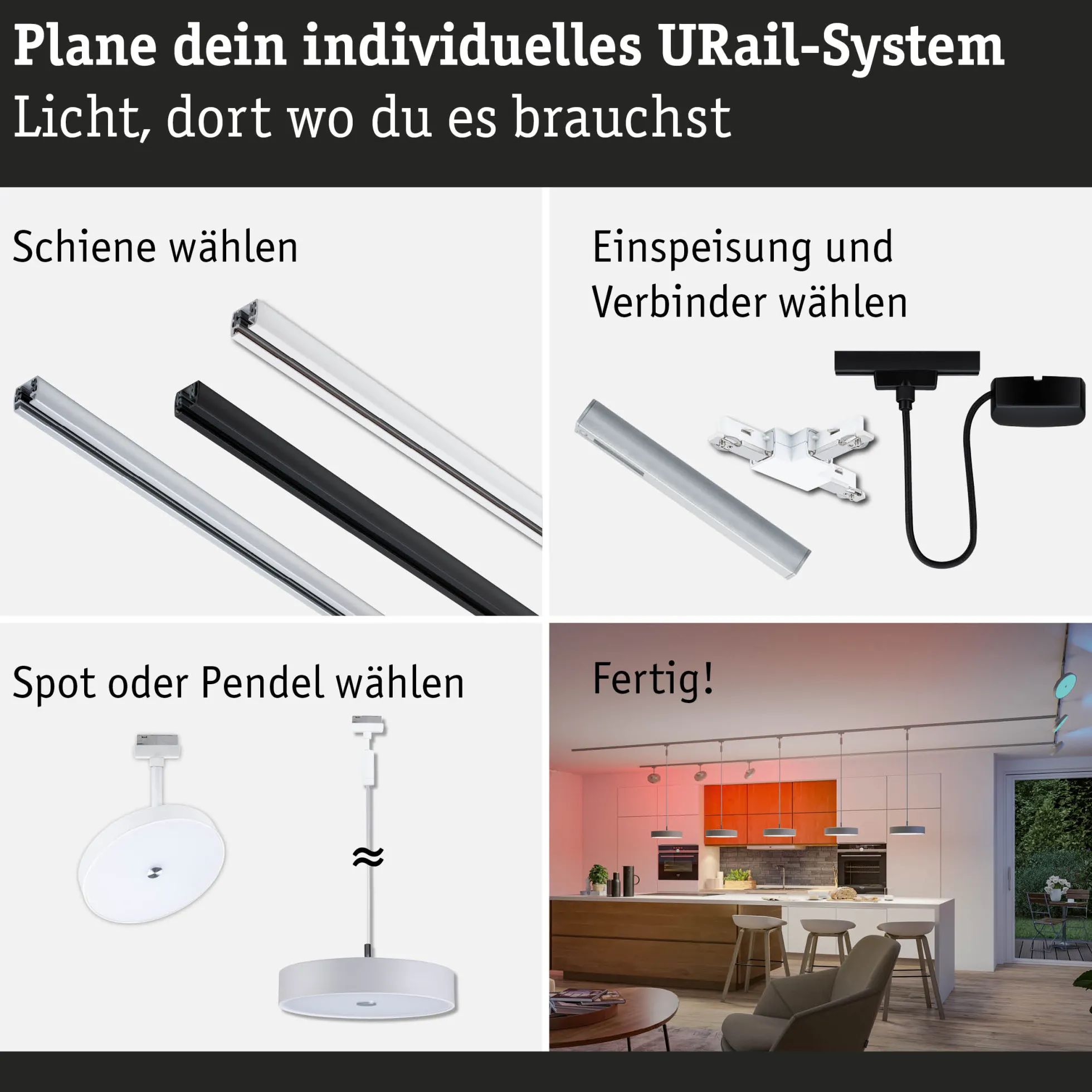 URail Pendel Smart Home Zigbee 3.0 - Hildor RGBW