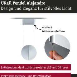 URail Pendel 3-Step-Dim - Alejandro