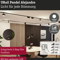URail Pendel 3-Step-Dim - Alejandro