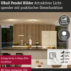 URail Pendel 3-Step-Dim - Hildor