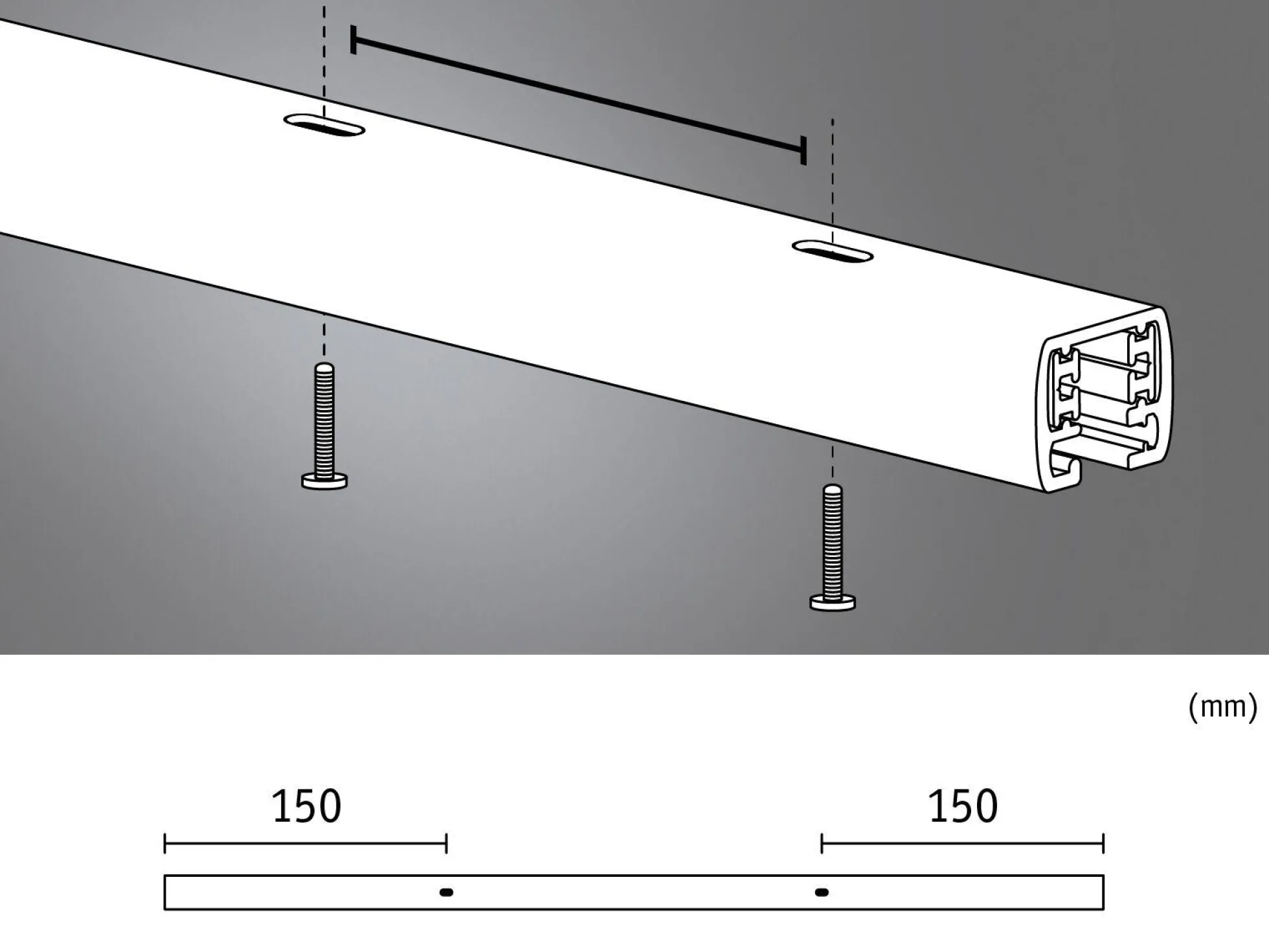 URail Schiene - 50 cm