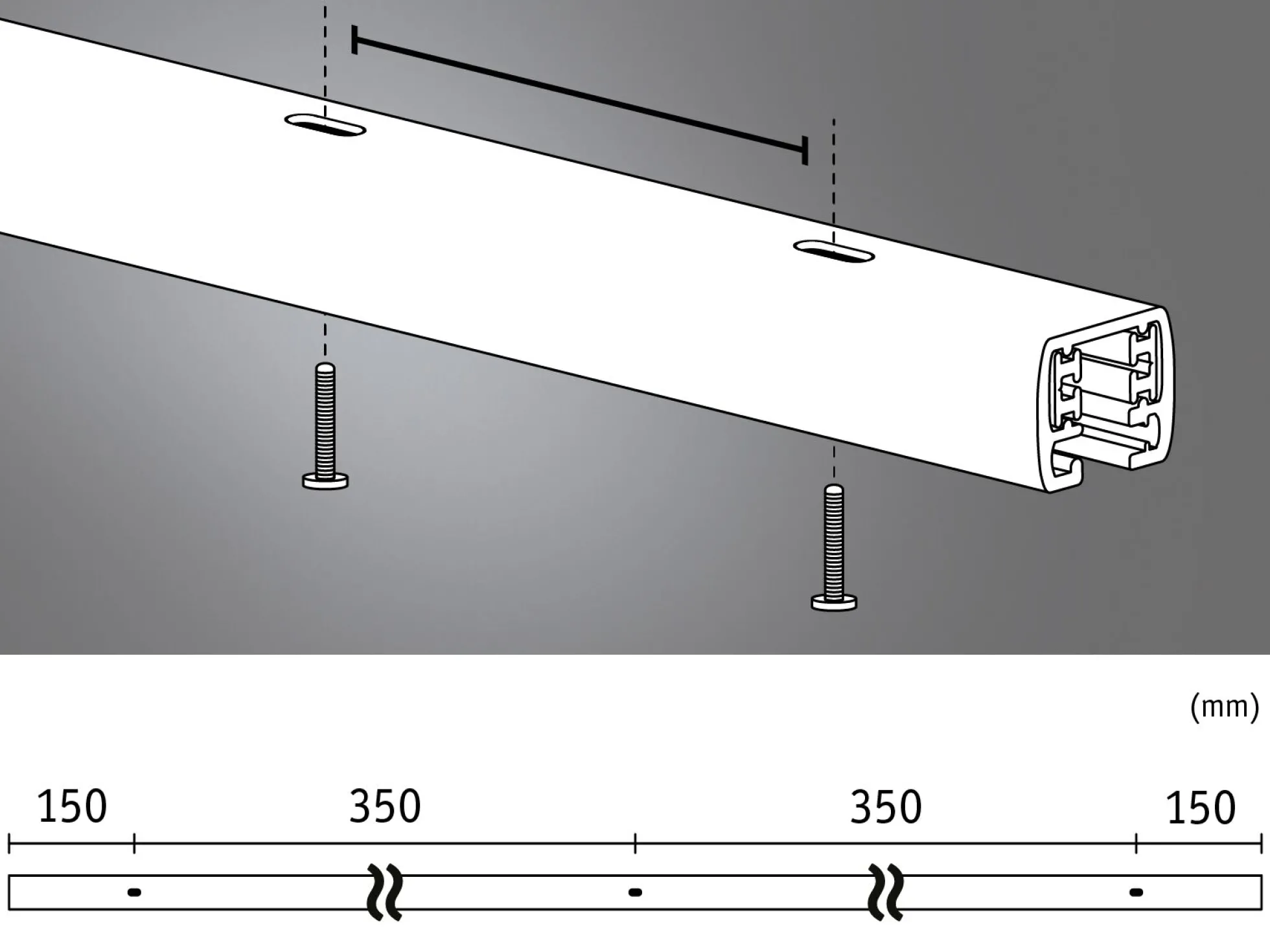 URail Schiene - 1m