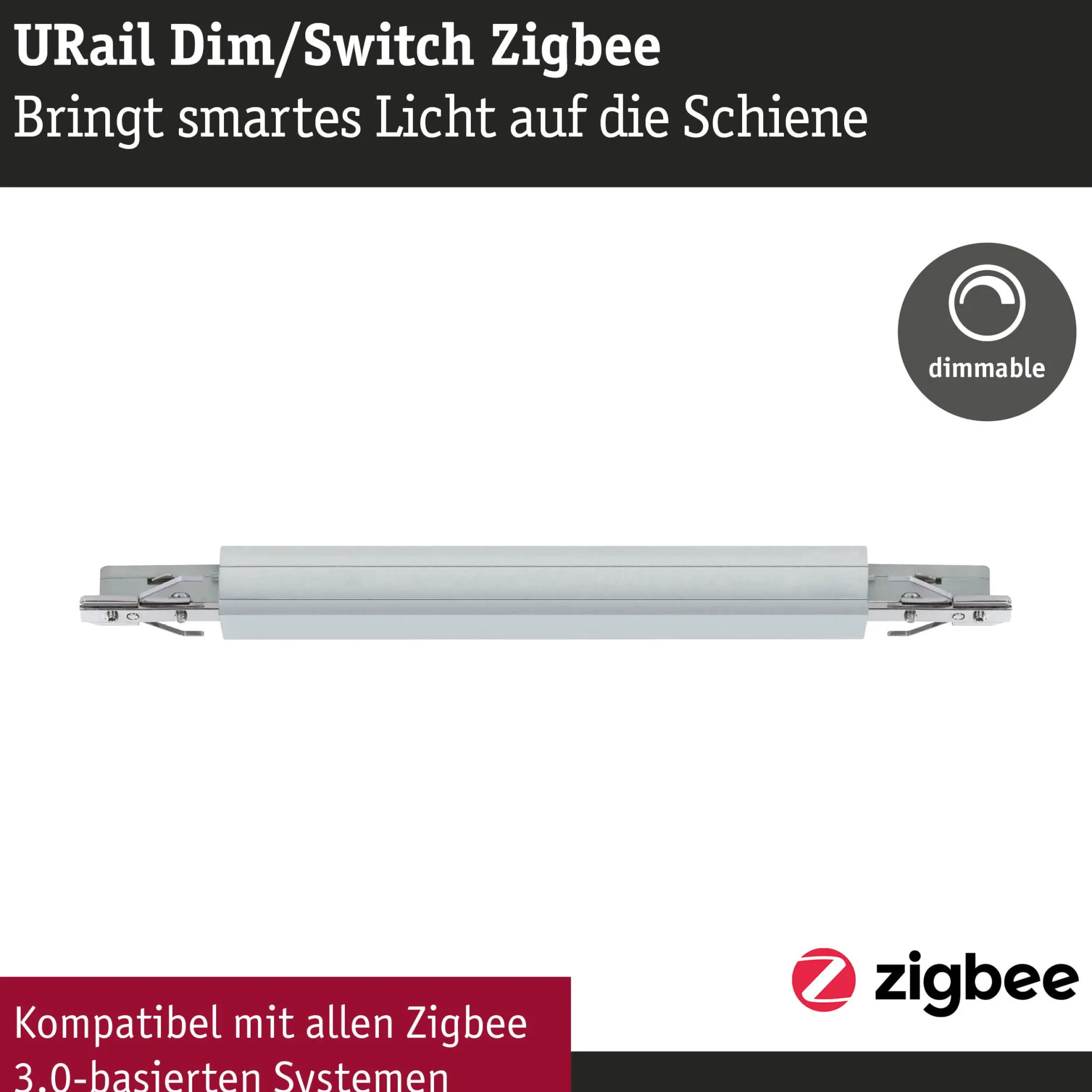 URail Schienenadapter Zigbee 3.0 - Dimm/Switch