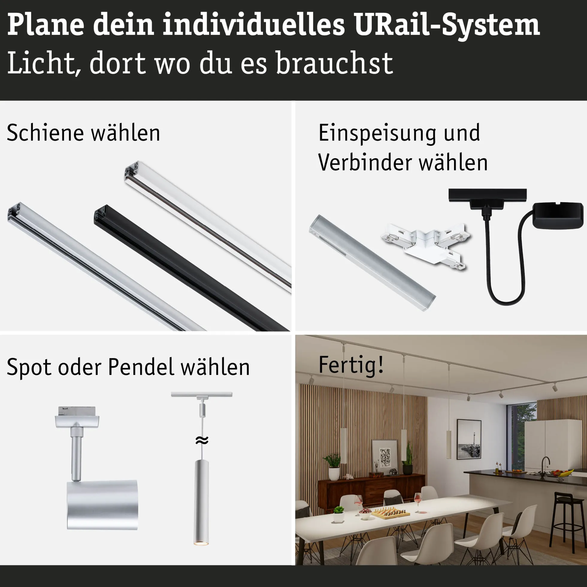 URail Schienenadapter Zigbee 3.0 - Dimm/Switch
