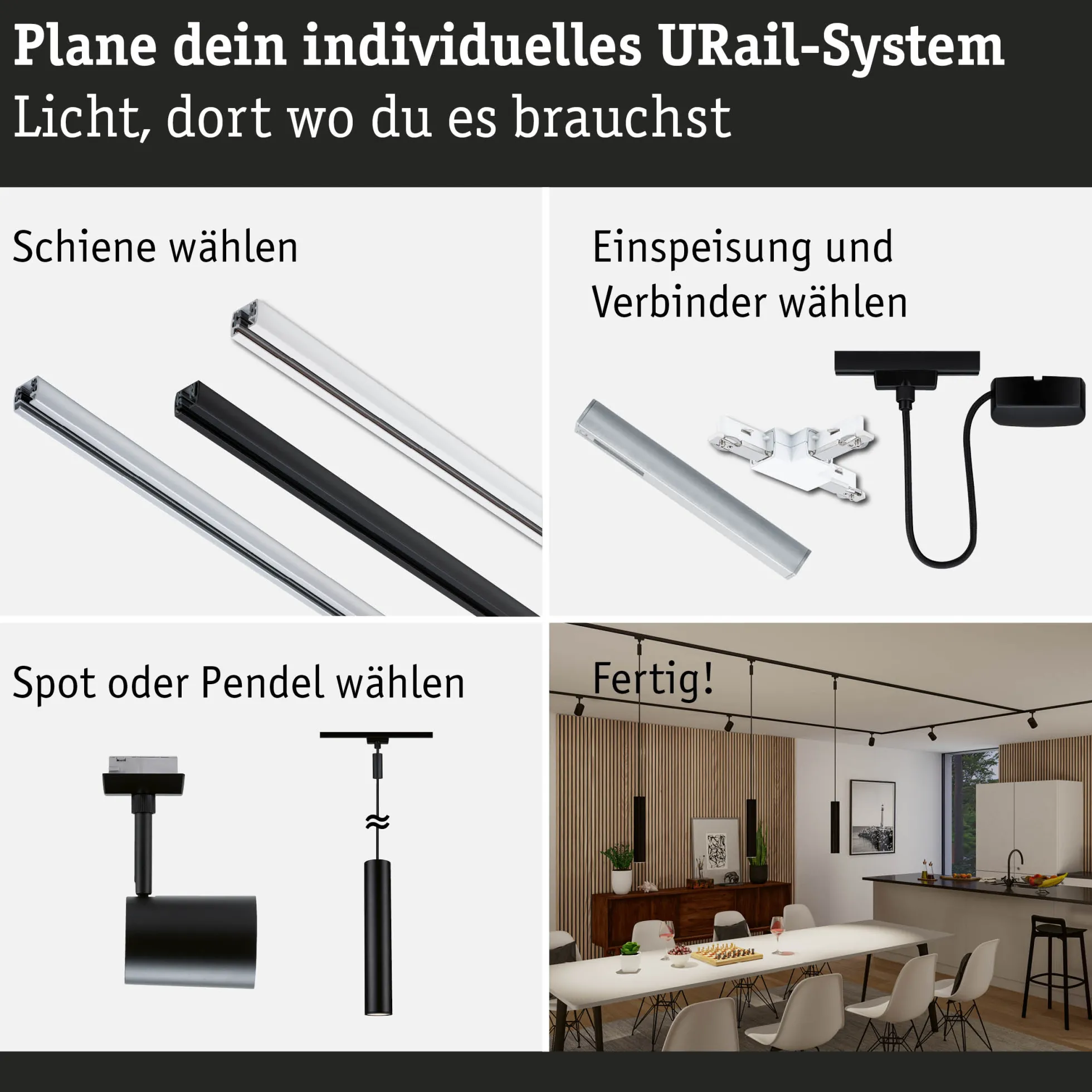 URail Schienenadapter Zigbee 3.0 - Dimm/Switch