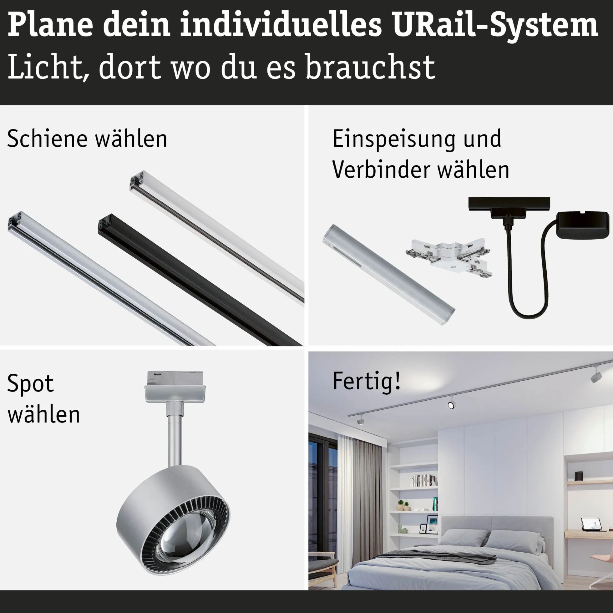 URail Schienenspot - Aldan Einzelspot