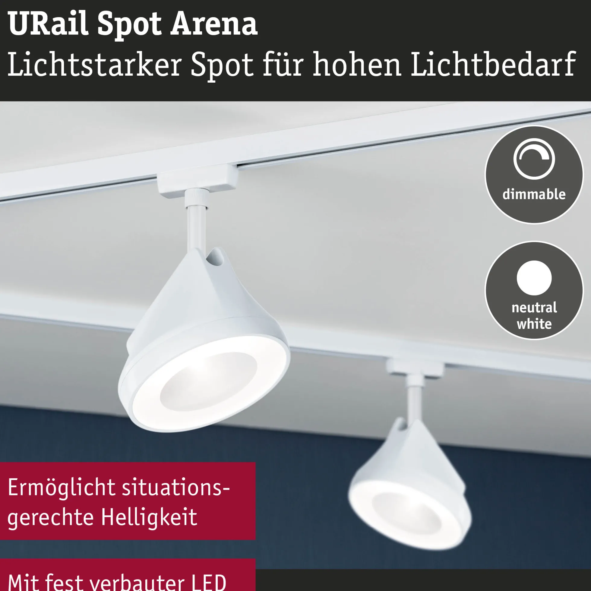 URail Schienenspot - Arena Einzelspot