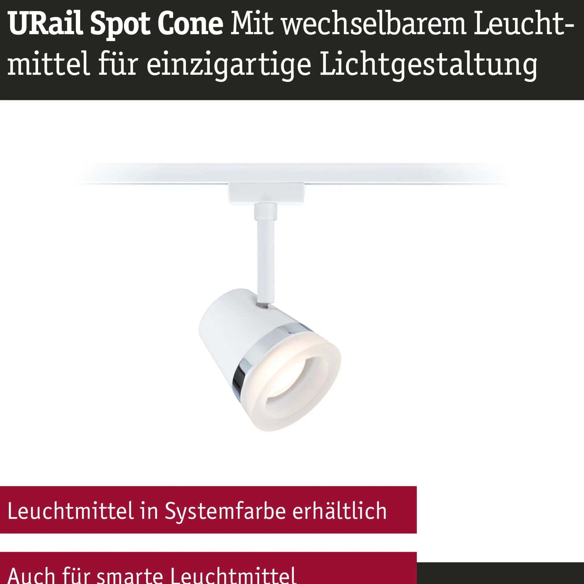 URail Schienenspot - Cone Einzelspot