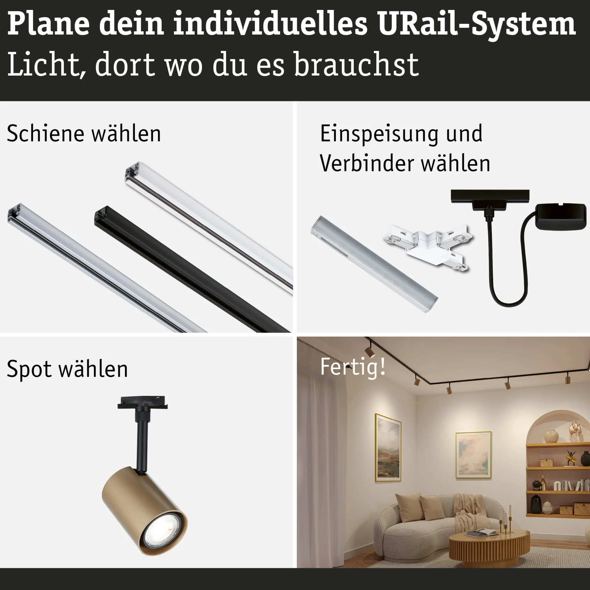 URail Schienenspot - Luxe