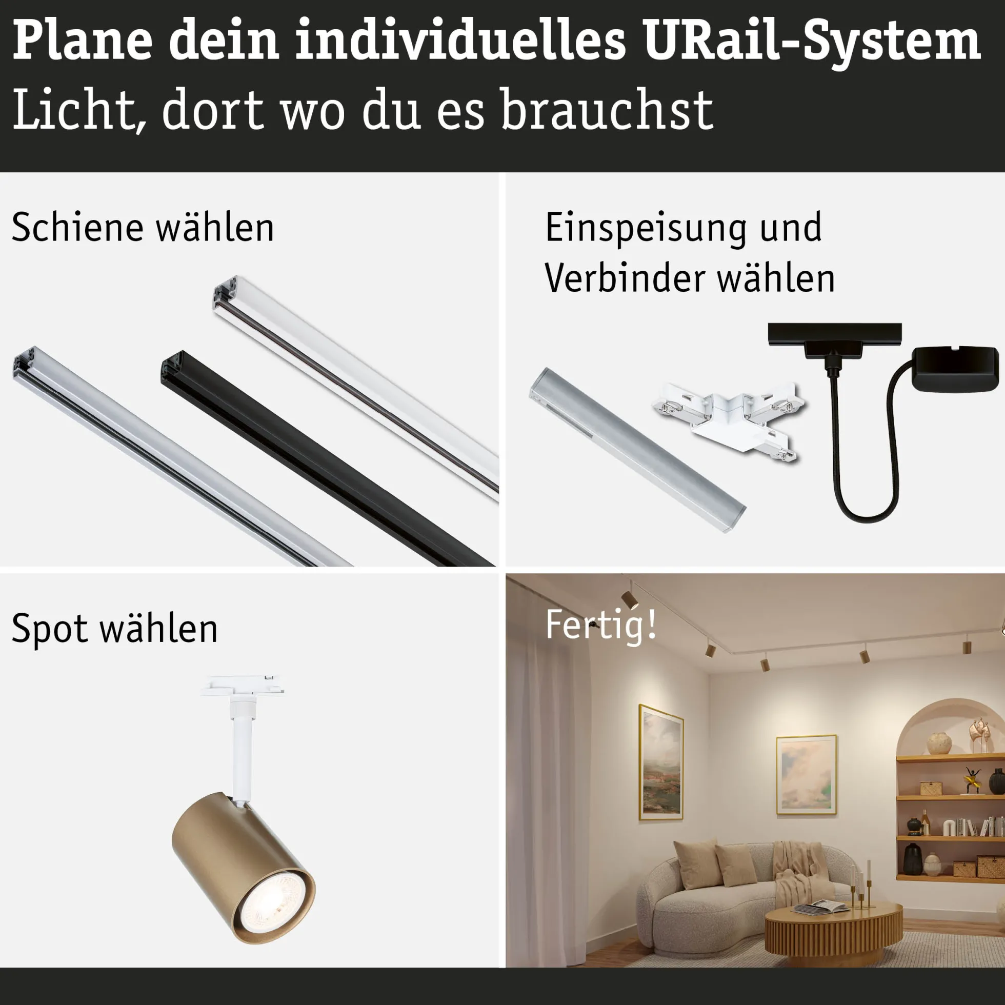 URail Schienenspot - Luxe