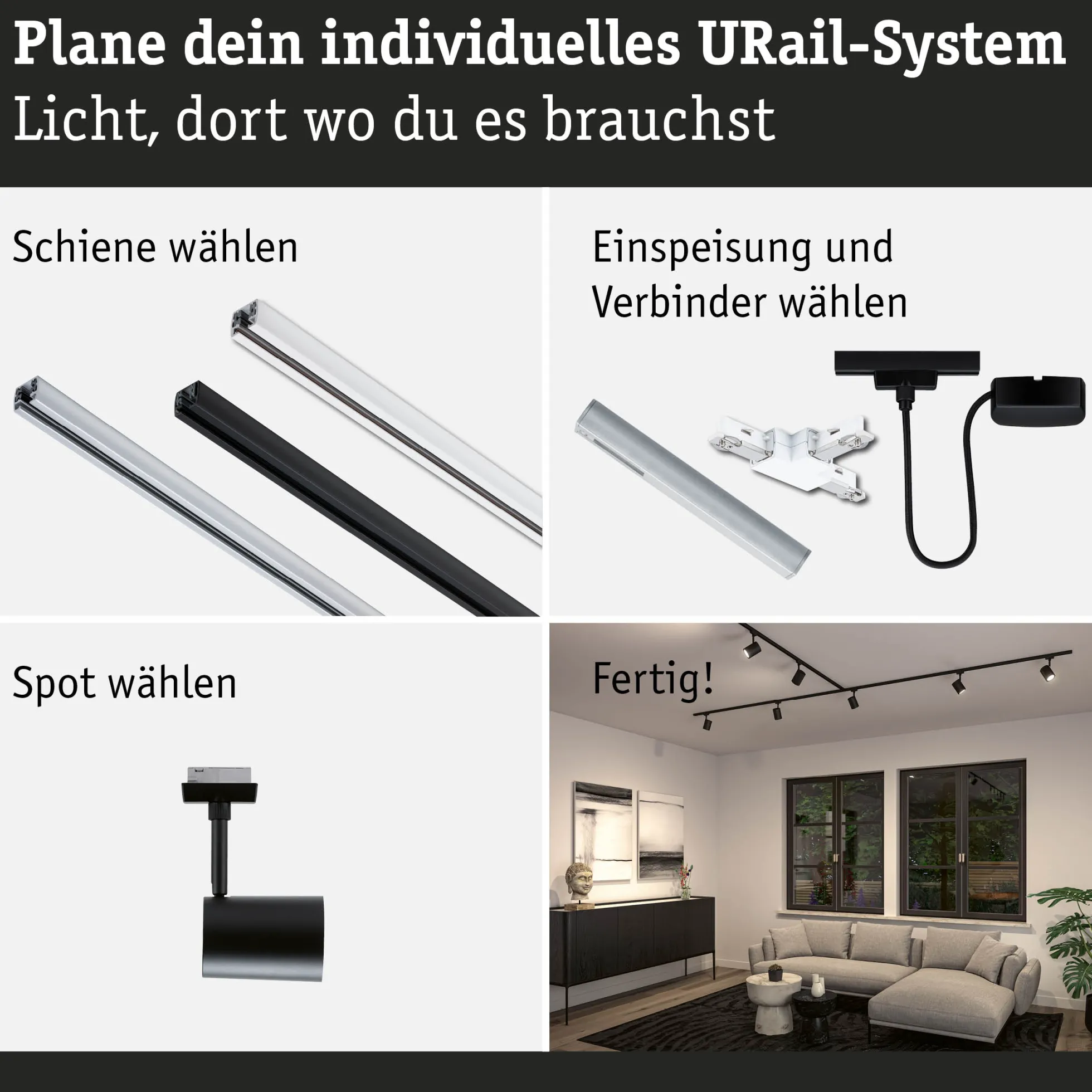URail Schienenspot - Luxe
