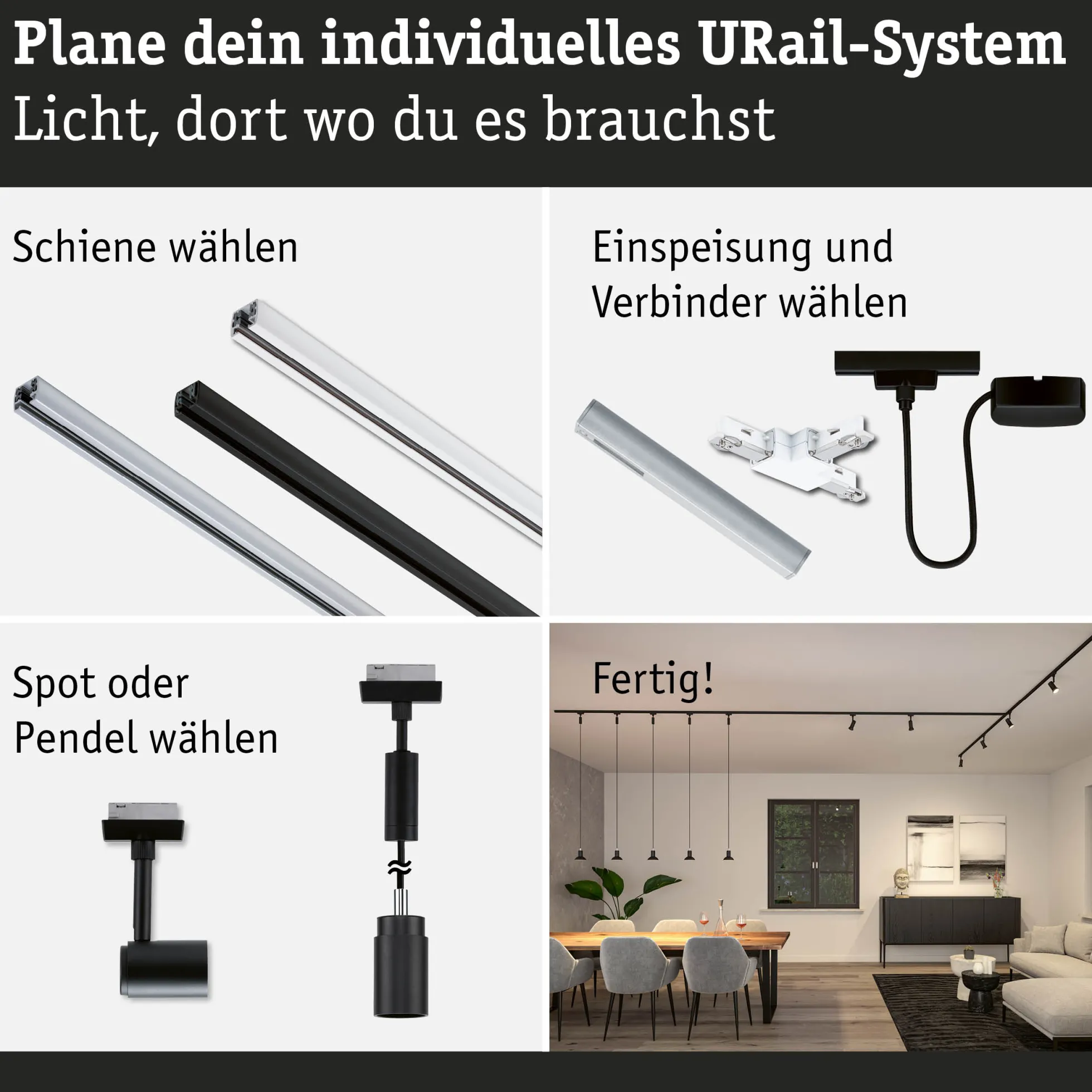 URail Schienenspot - Runa Einzelspot