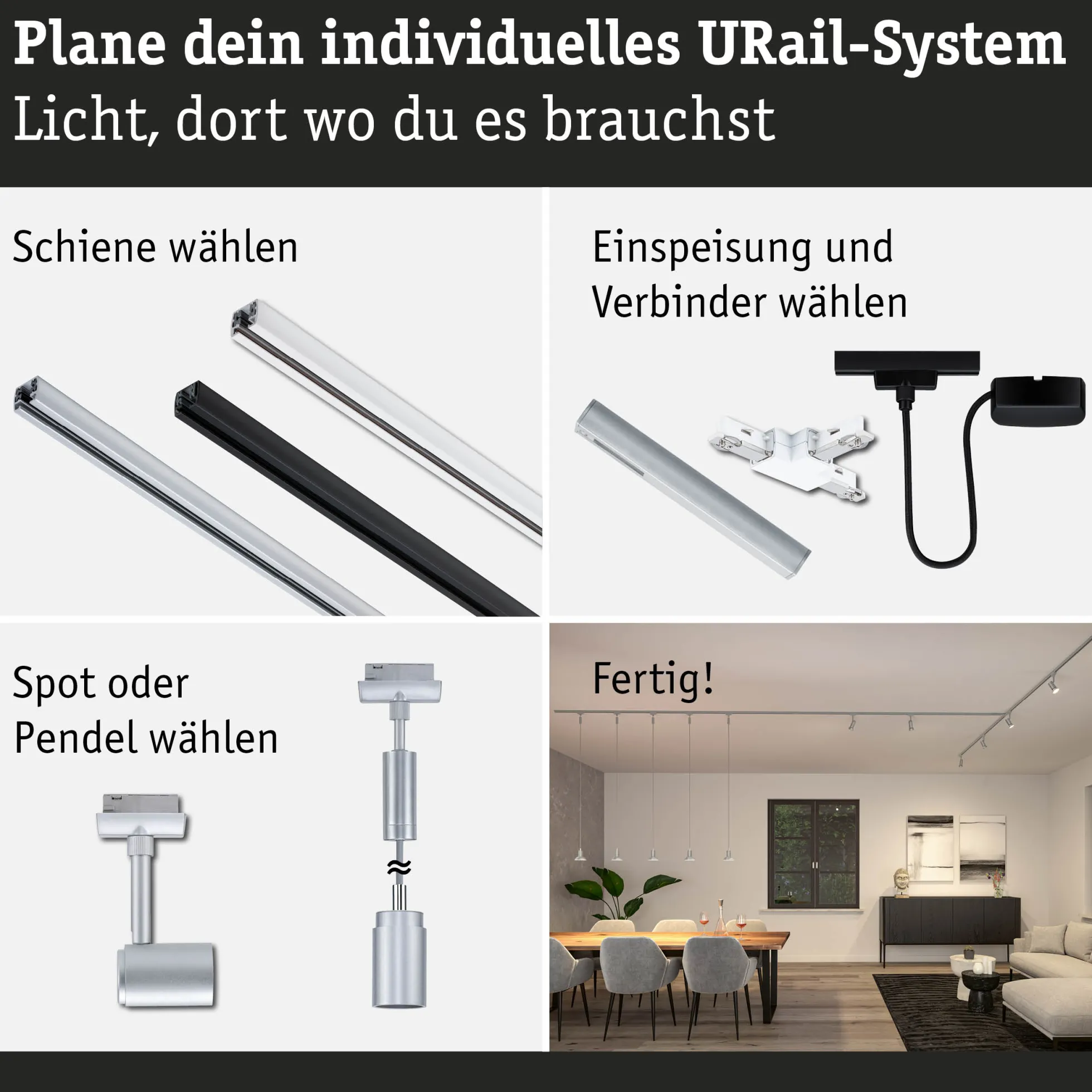 URail Schienenspot - Runa Einzelspot