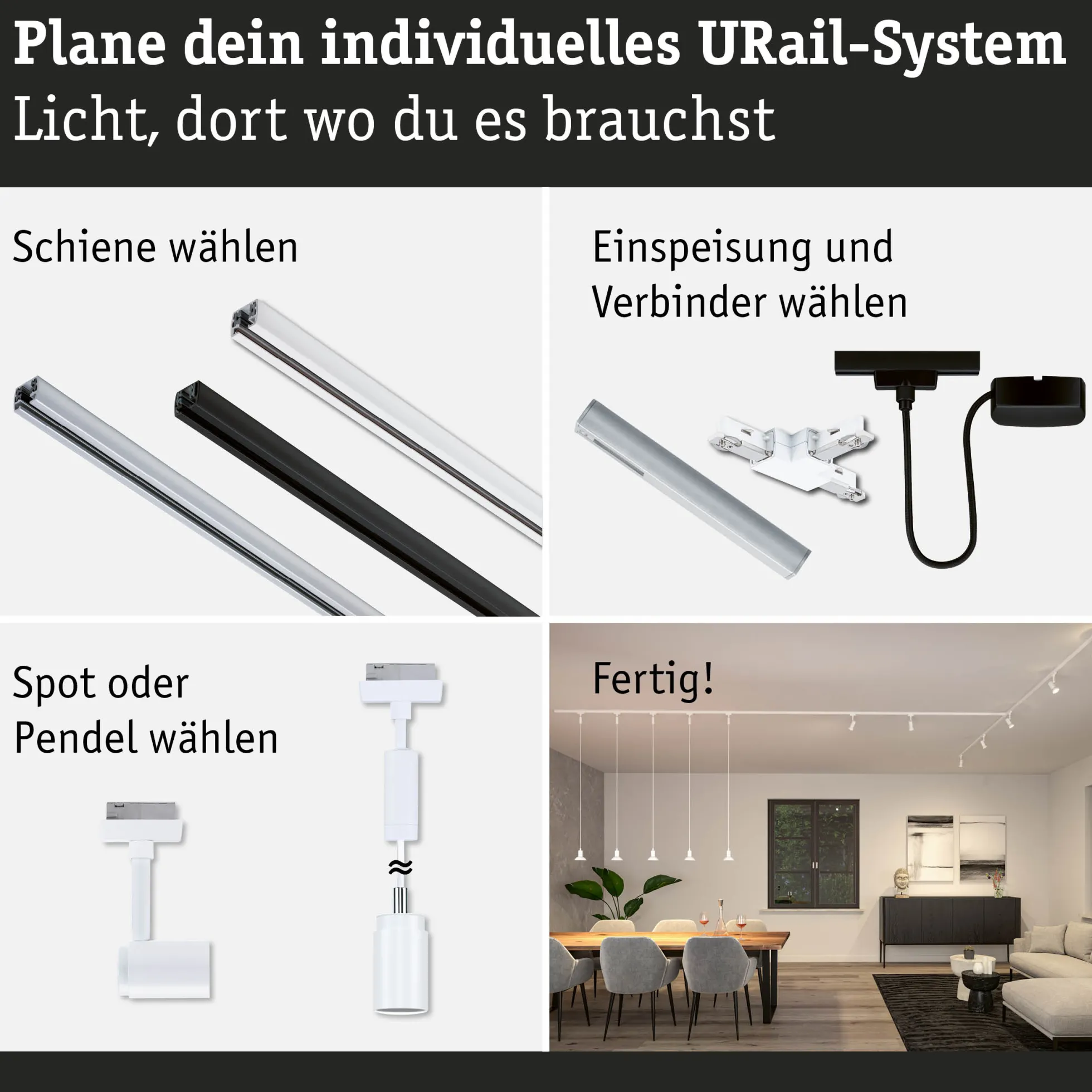 URail Schienenspot - Runa Einzelspot