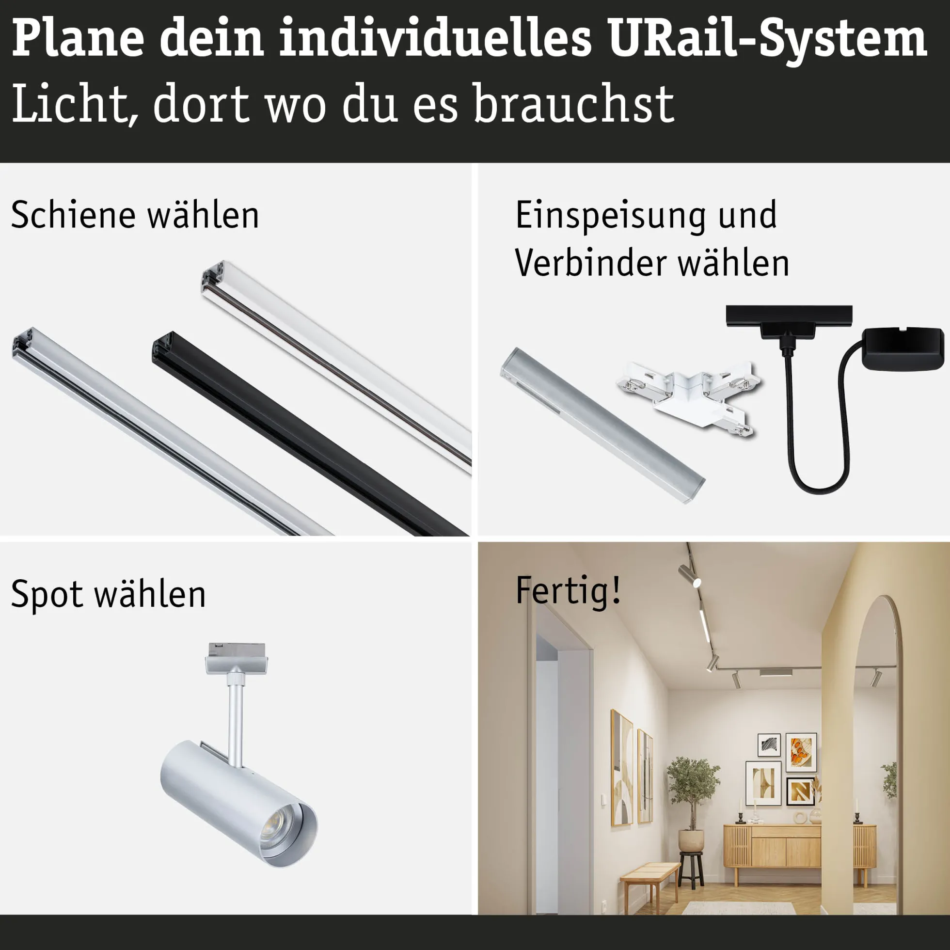 URail Schienenspot - Theron Einzelspot