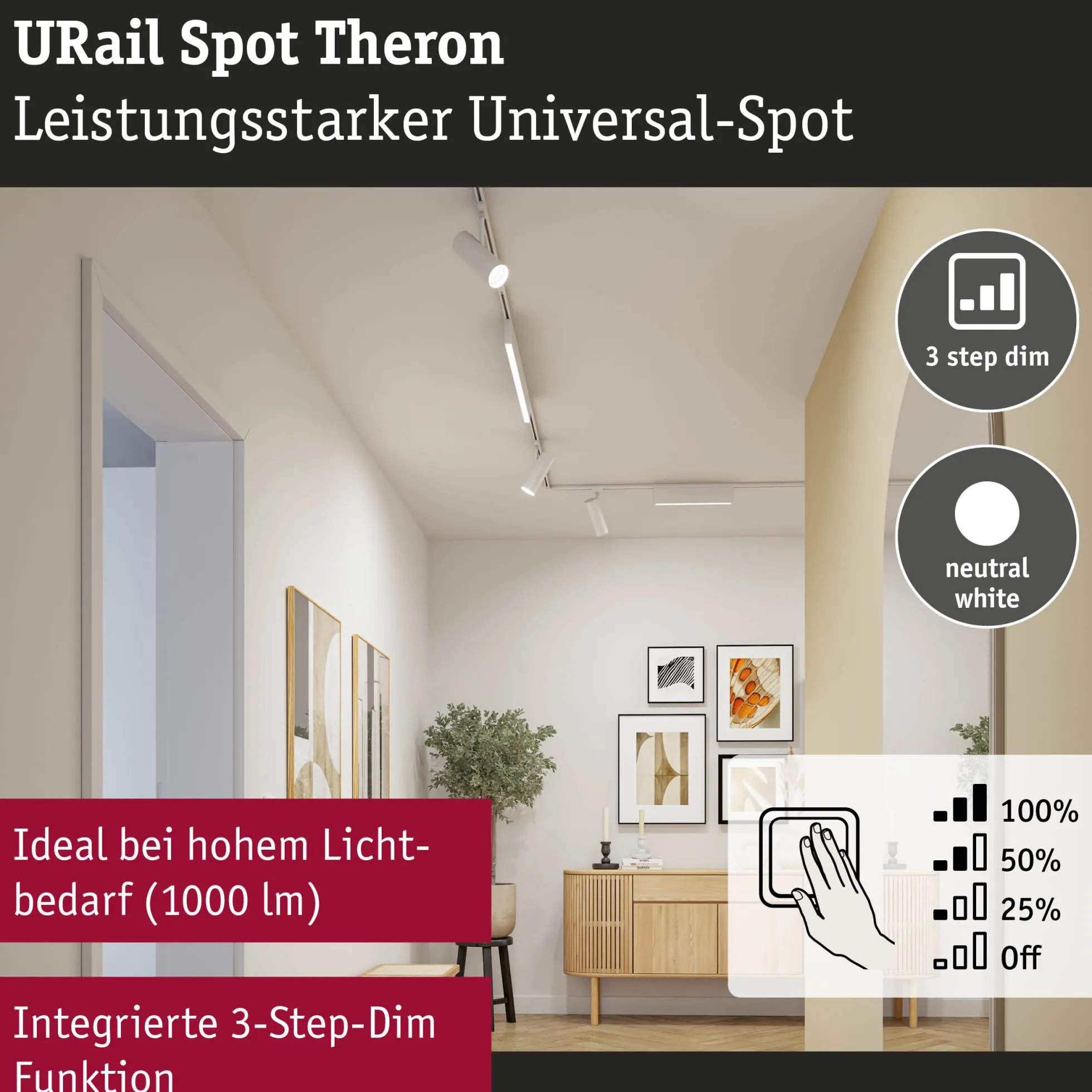 URail Schienenspot - Theron Einzelspot