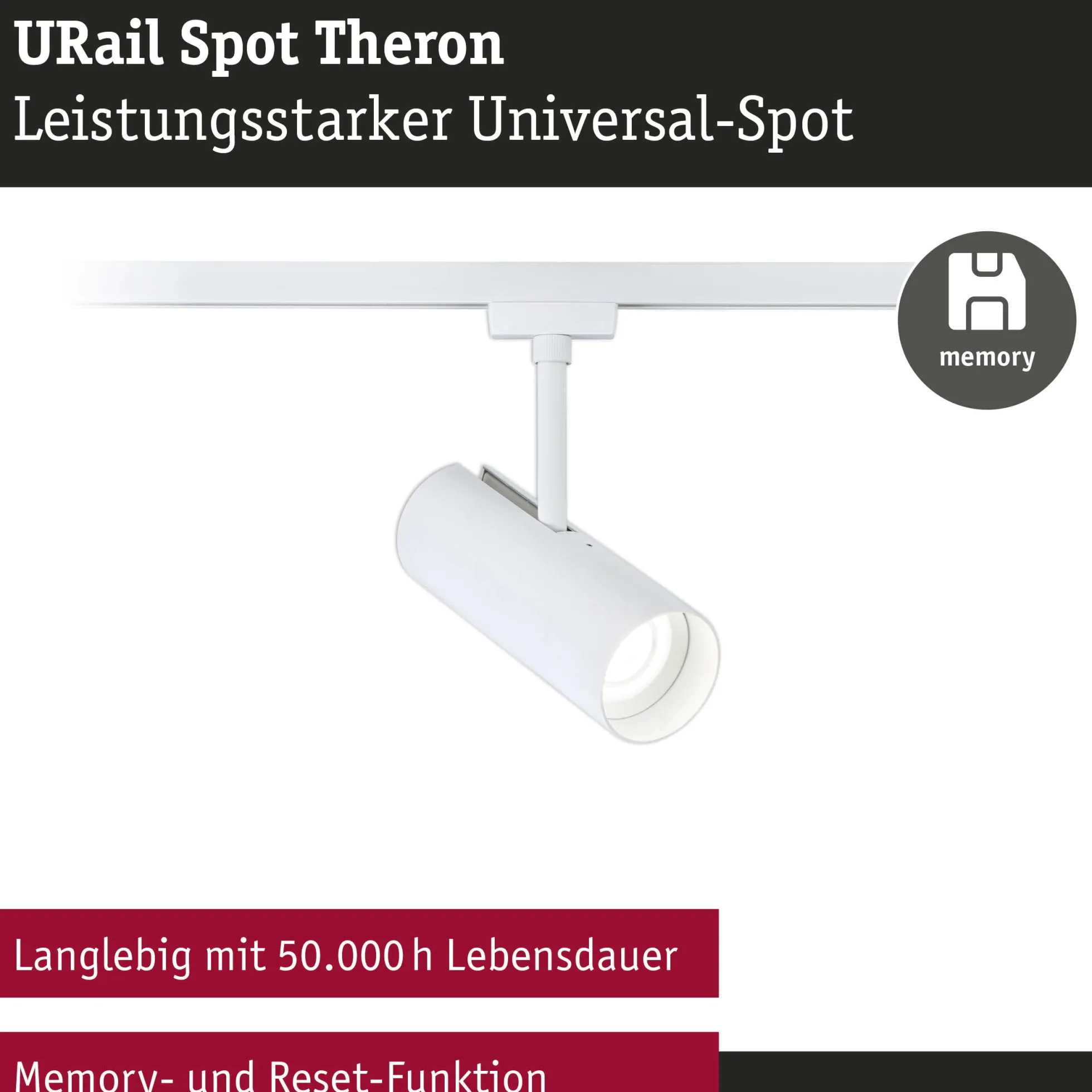 URail Schienenspot - Theron Einzelspot