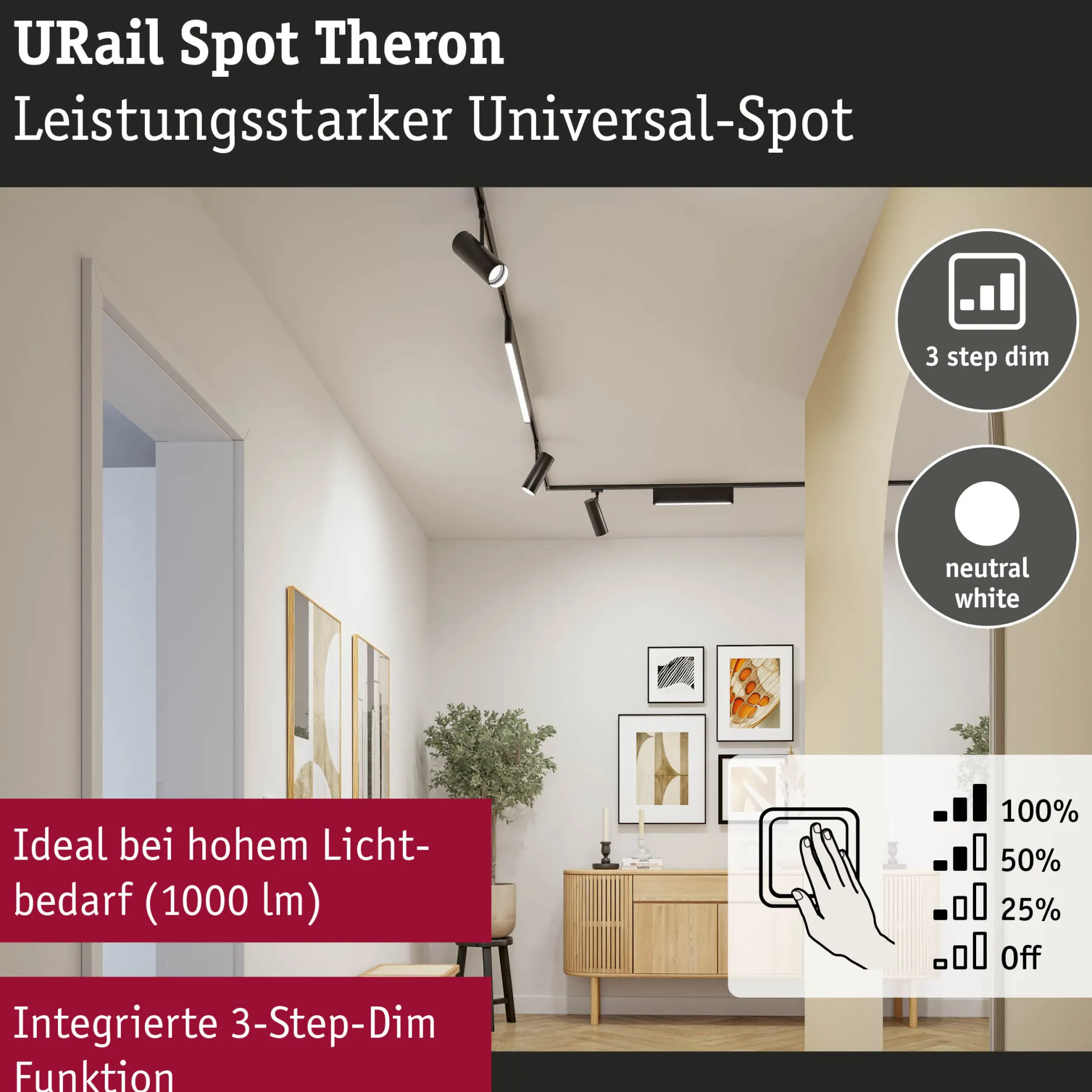 URail Schienenspot - Theron Einzelspot