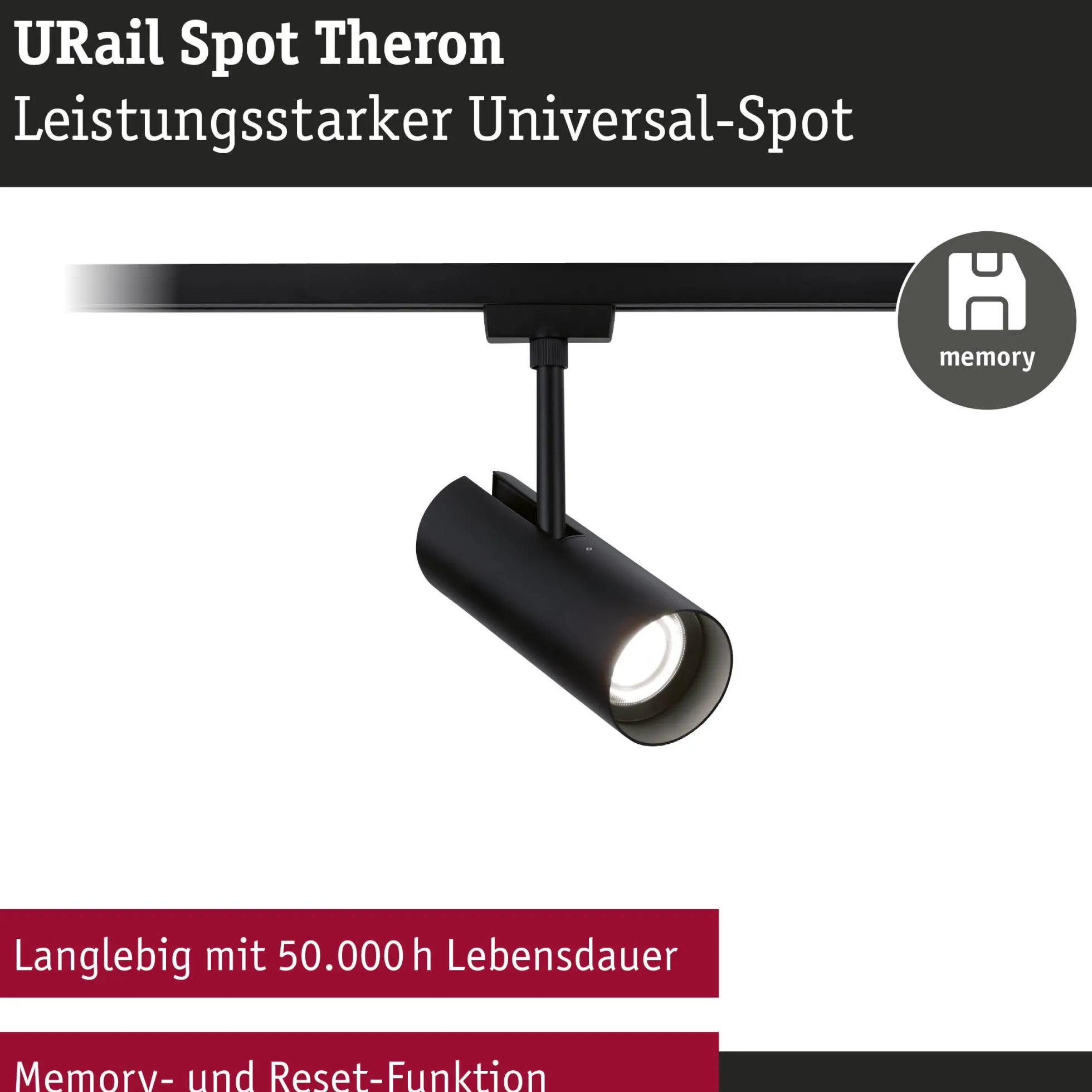 URail Schienenspot - Theron Einzelspot