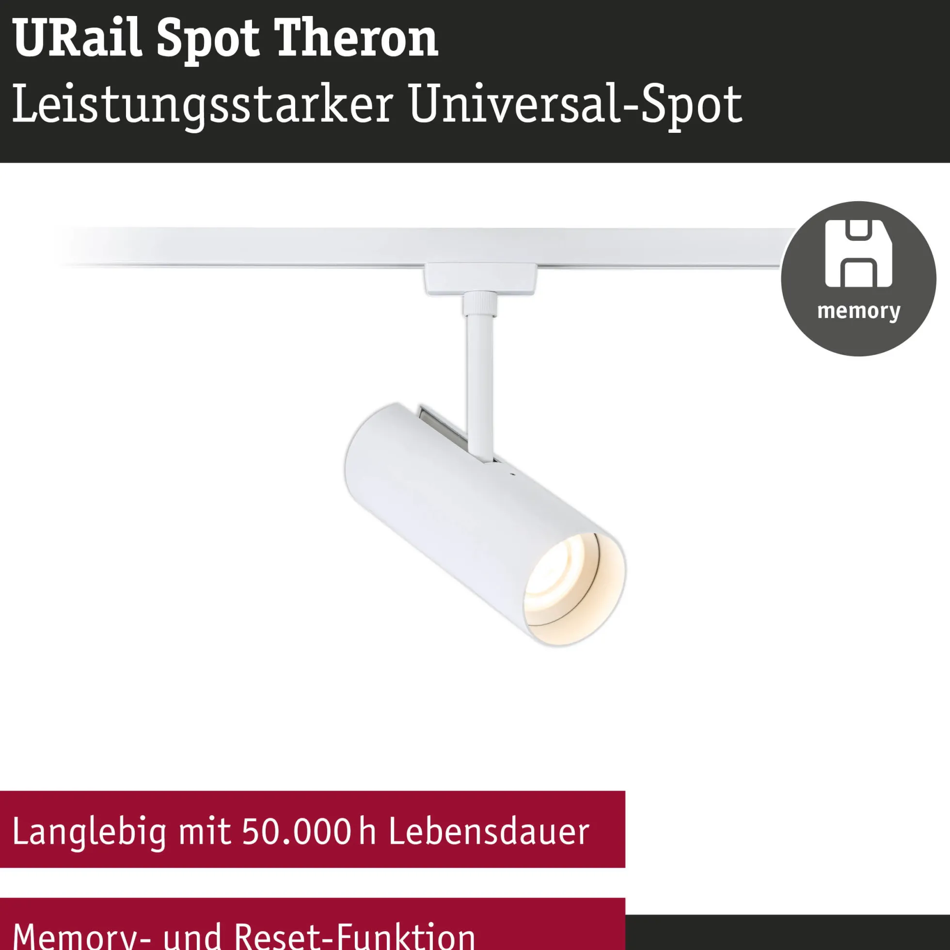 URail Schienenspot - Theron Einzelspot