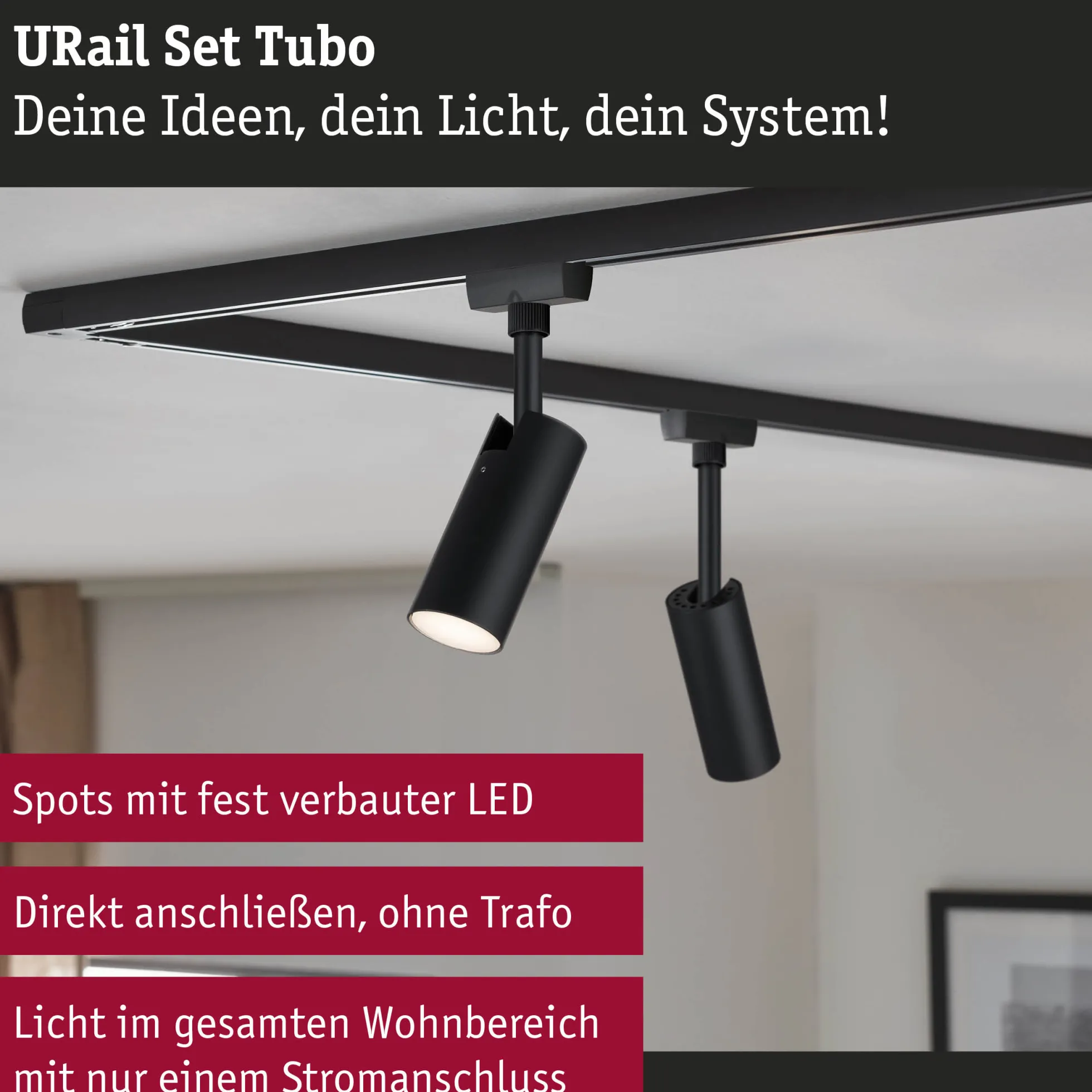URail Schienenspot - Tubo Starterset
