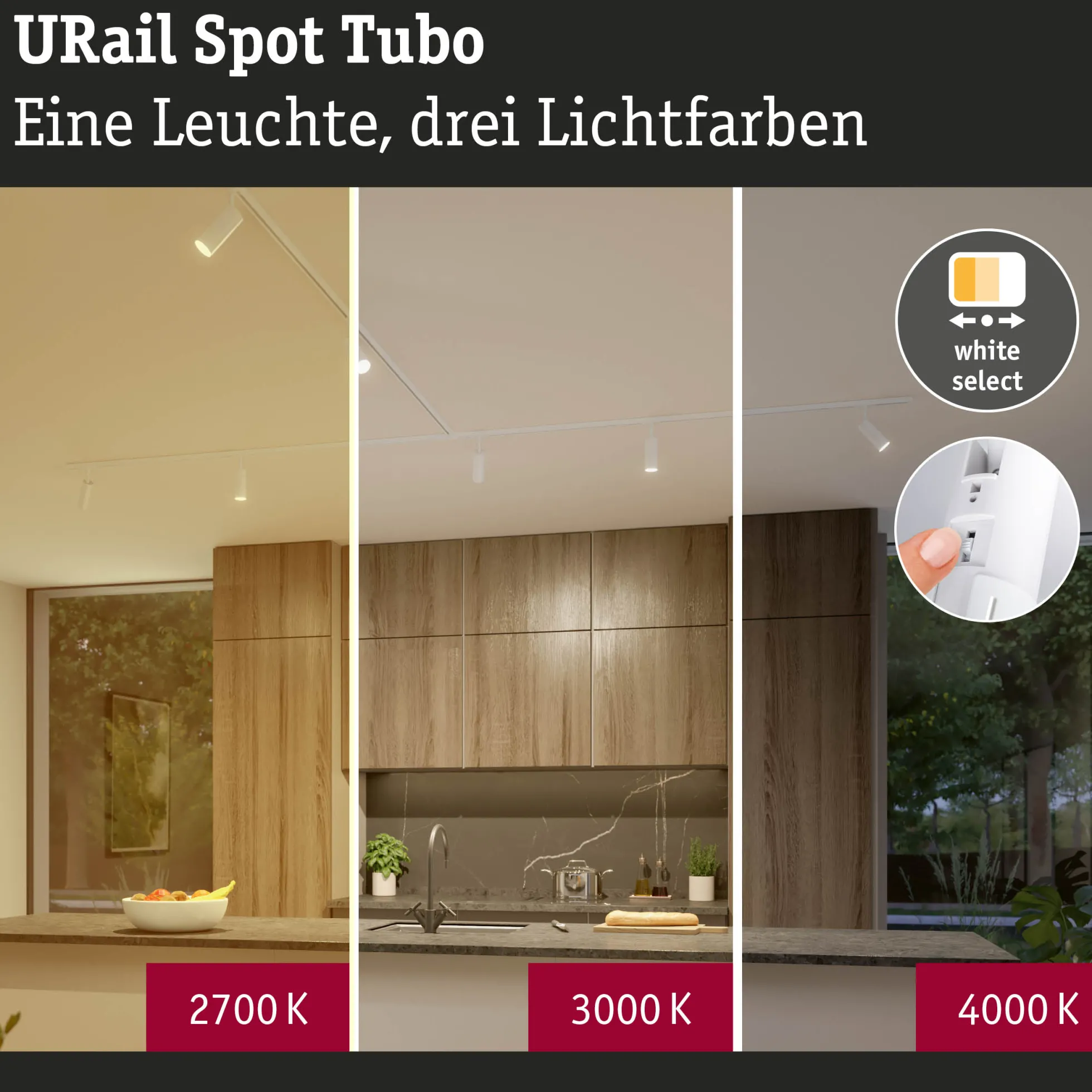 URail Schienenspot - Tubo Einzelspot