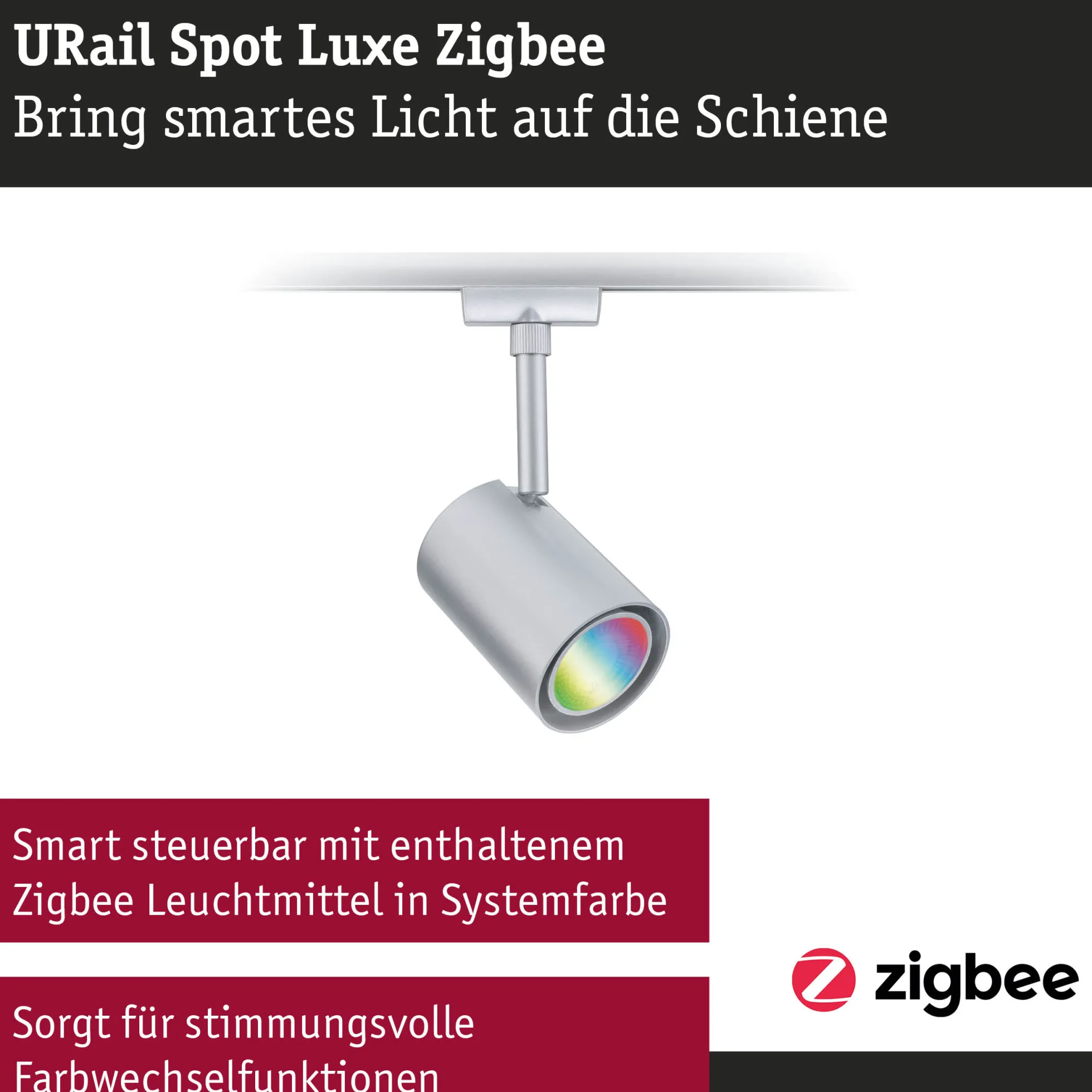 URail Schienenspot Smart Home Zigbee 3.0 - Luxe