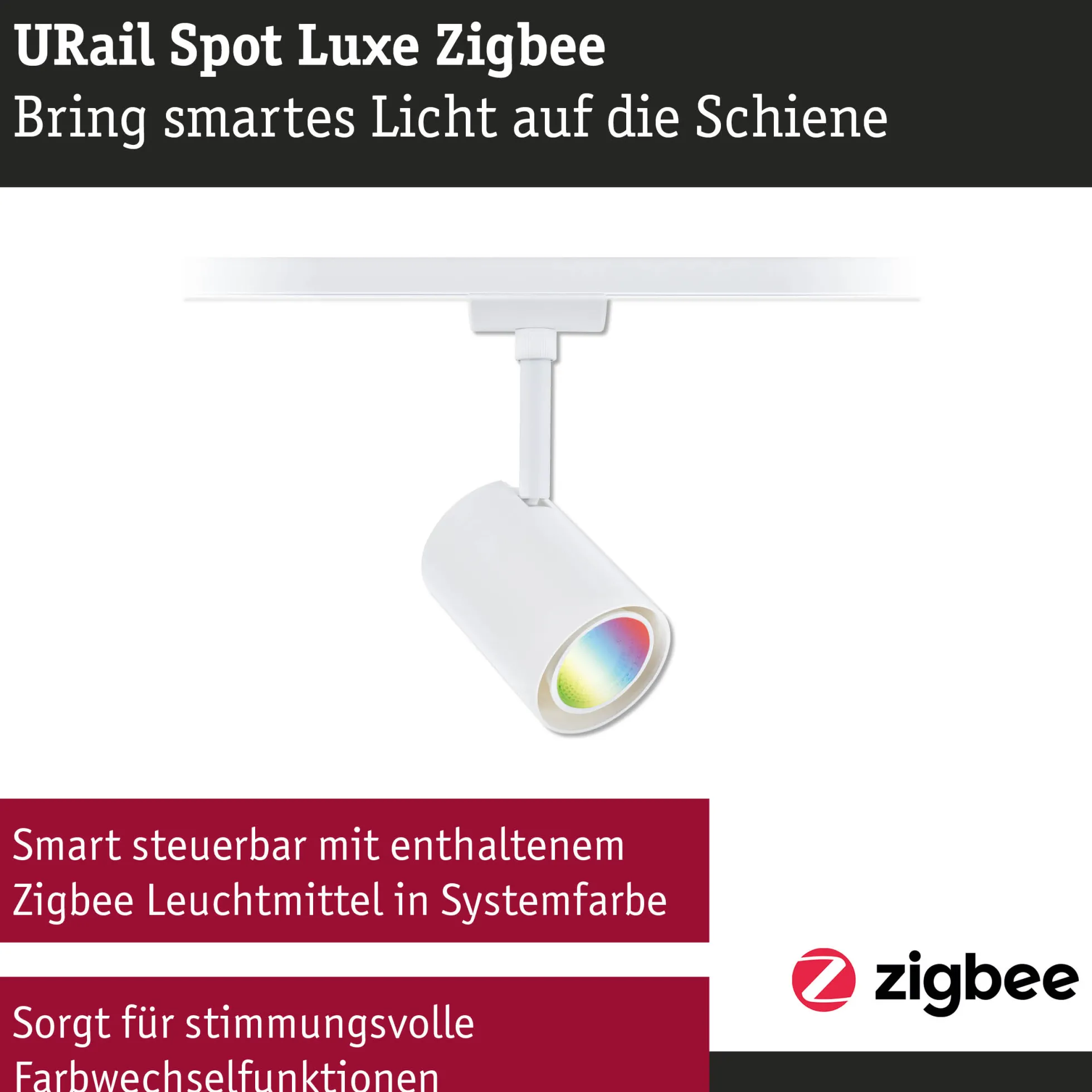 URail Schienenspot Smart Home Zigbee 3.0 - Luxe