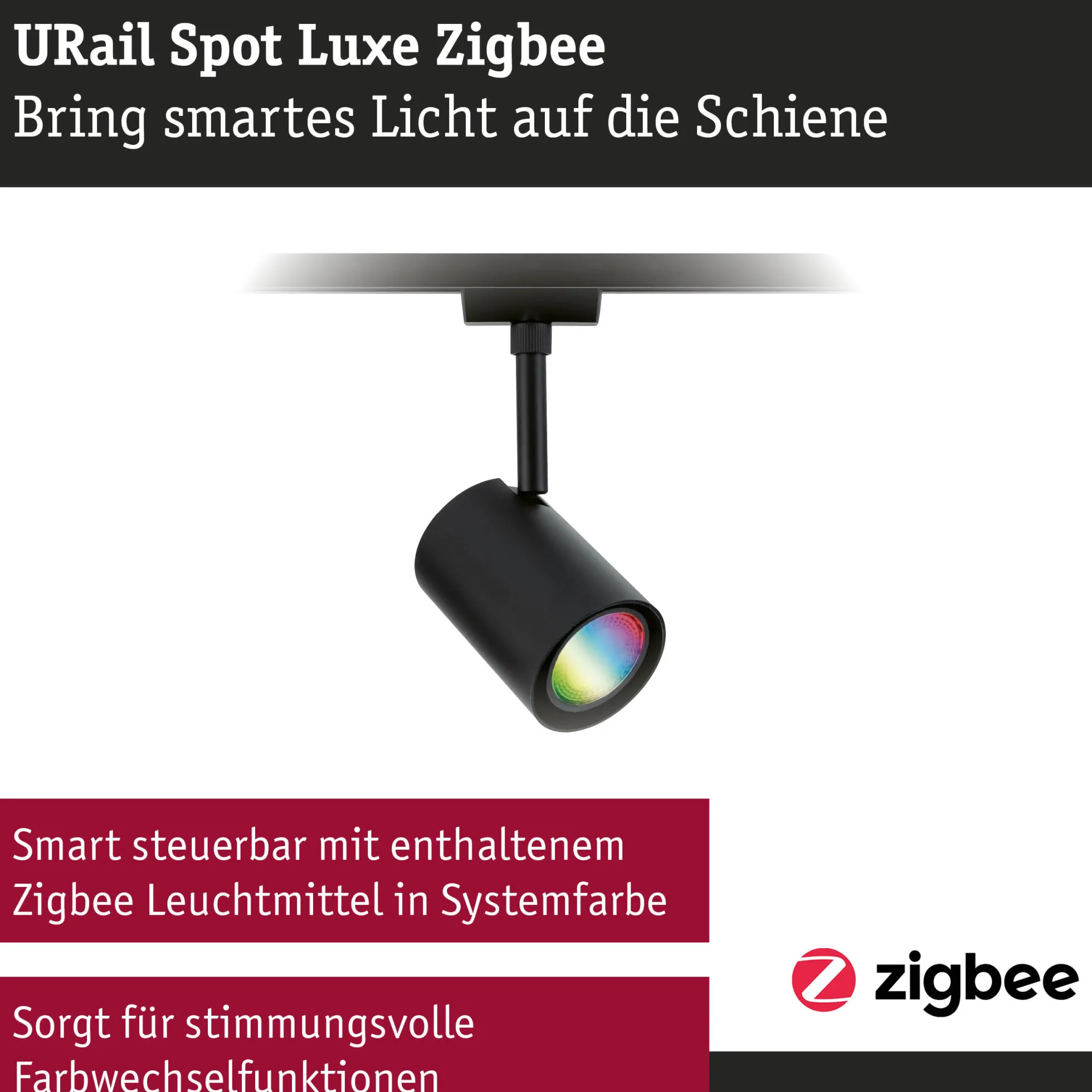 URail Schienenspot Smart Home Zigbee 3.0 - Luxe