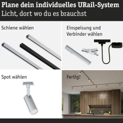 URail Schienenspot 3-Step-Dim - Tubo Einzelspot