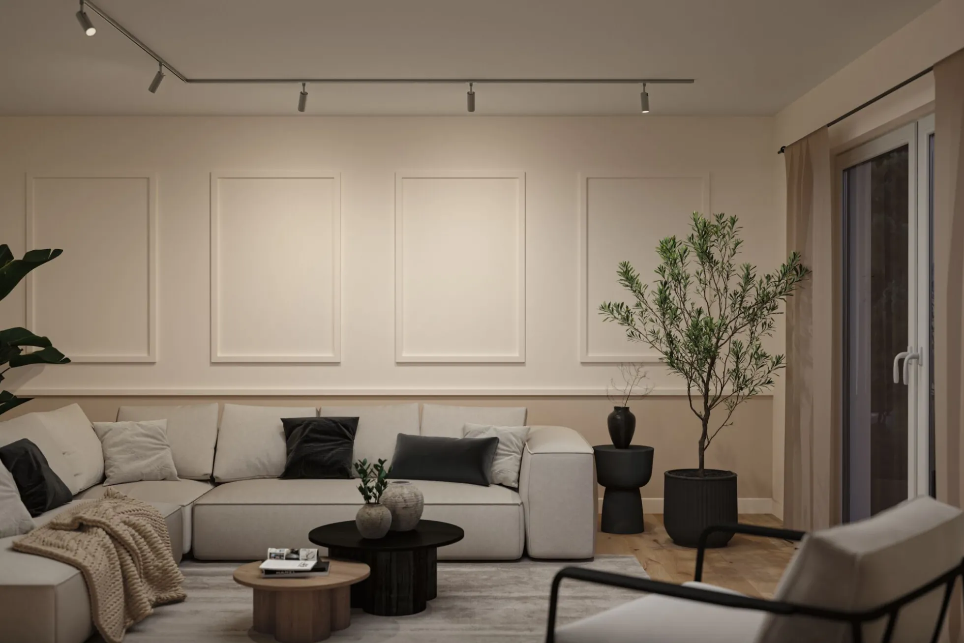 URail Schienenspot 3-Step-Dim - Tubo Einzelspot