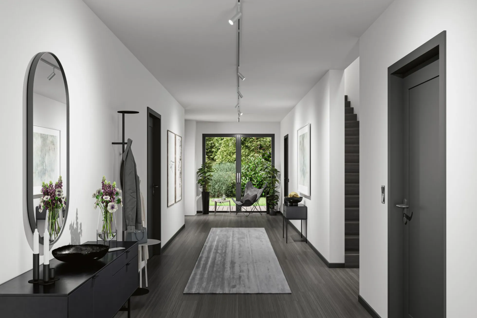 URail Schienenspot 3-Step-Dim - Tubo Einzelspot