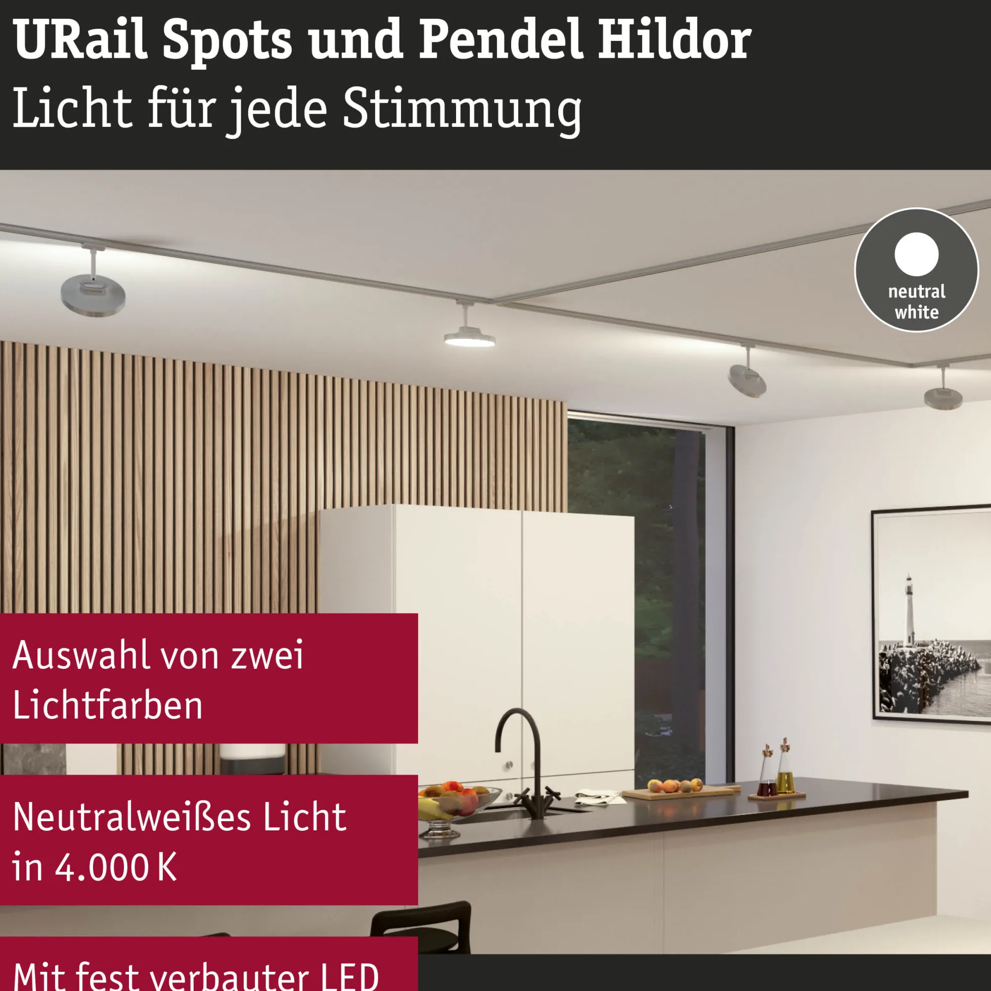 URail Schienenspot 3-Step-Dim - Hildor