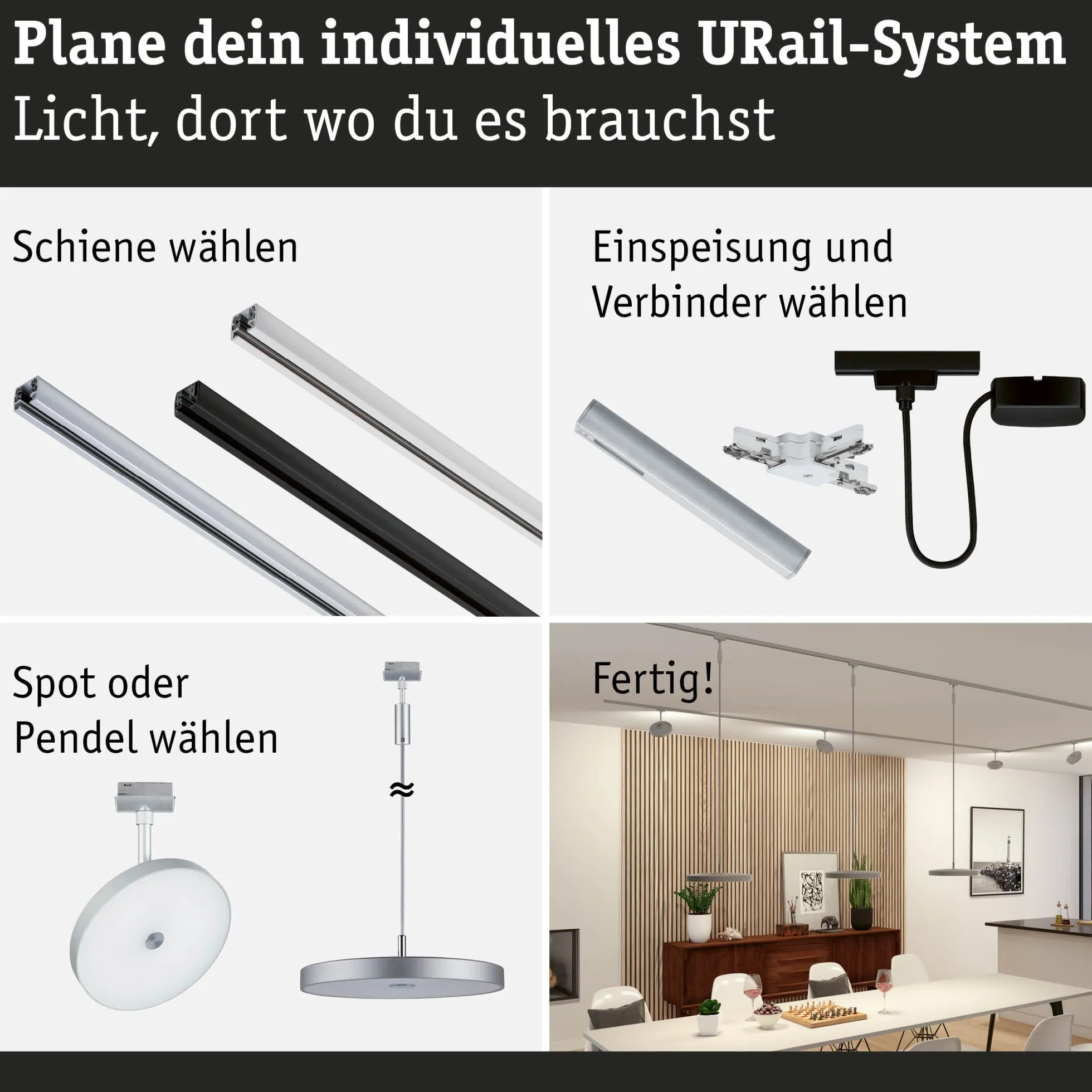 URail Schienenspot 3-Step-Dim - Hildor