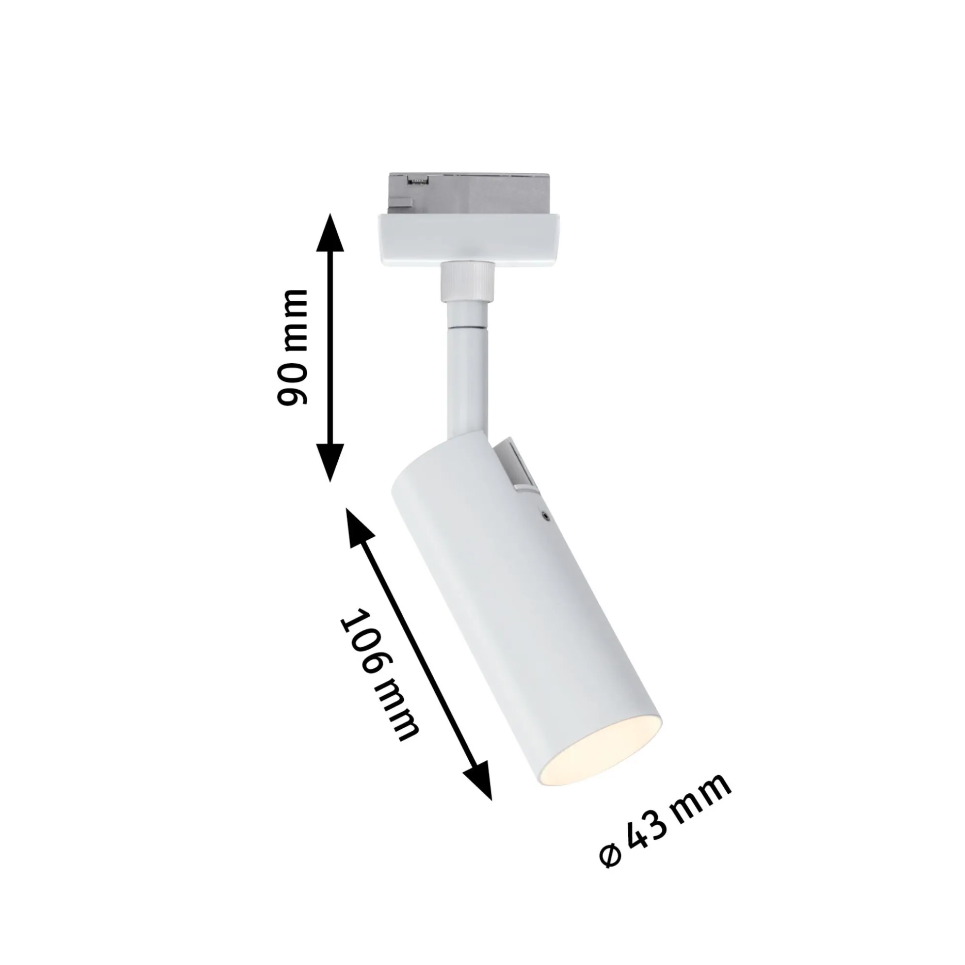 URail Schienenspot 3-Step-Dim - Tubo Einzelspot
