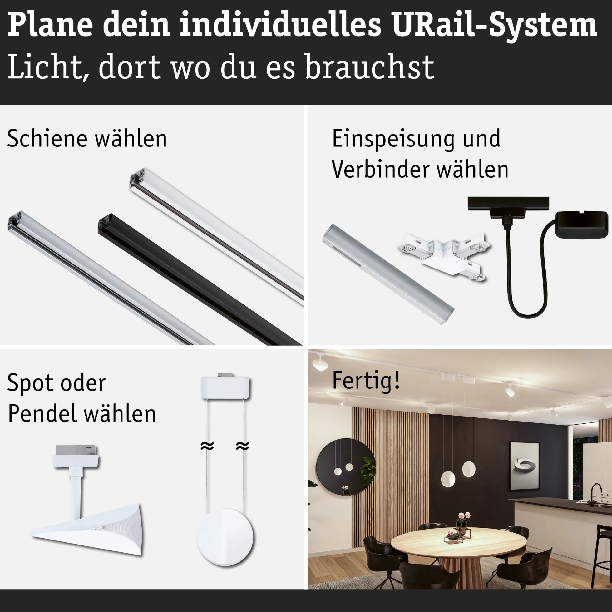 URail Schienenspot 3-Step-Dim - Alejandro