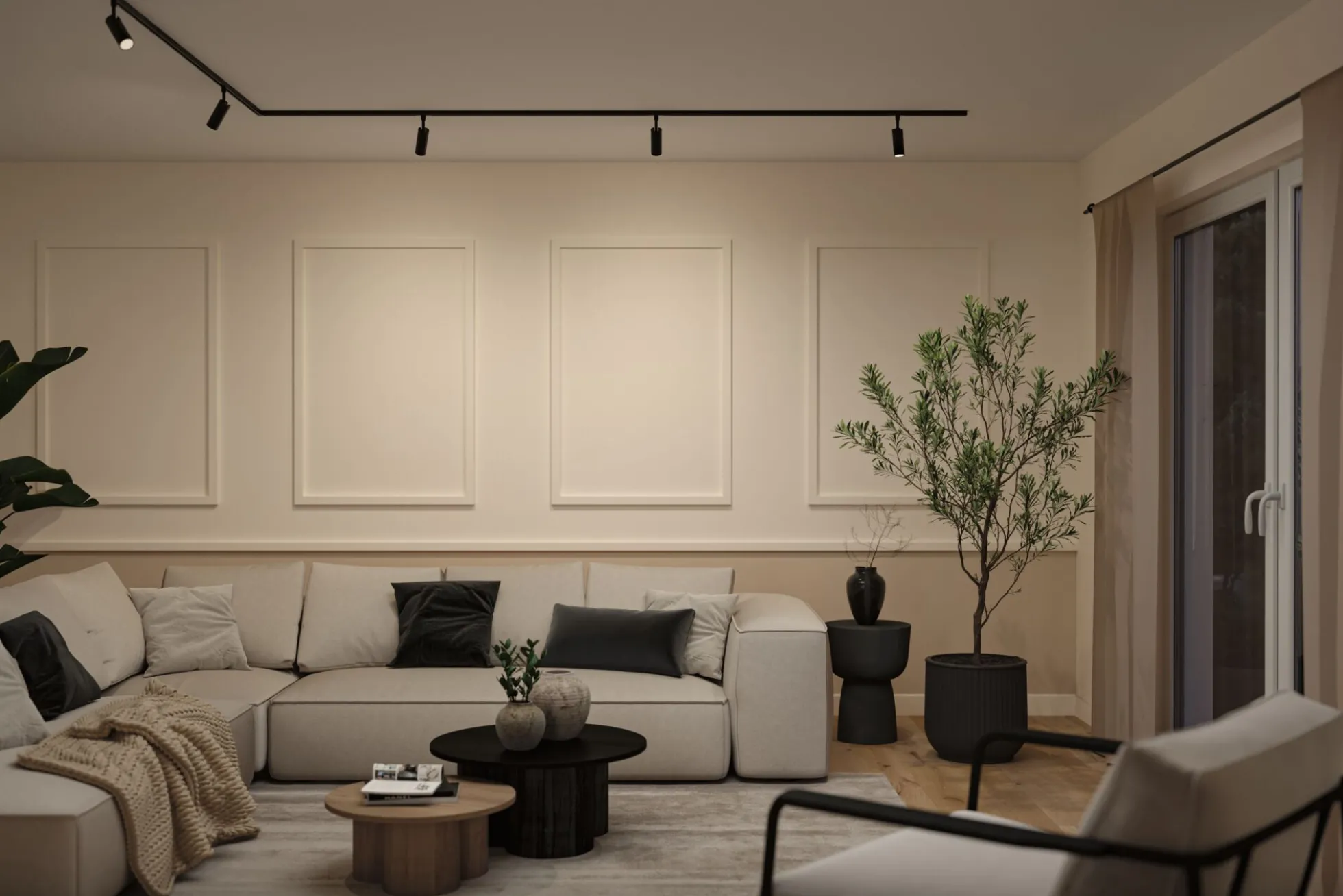 URail Schienenspot 3-Step-Dim - Tubo Einzelspot