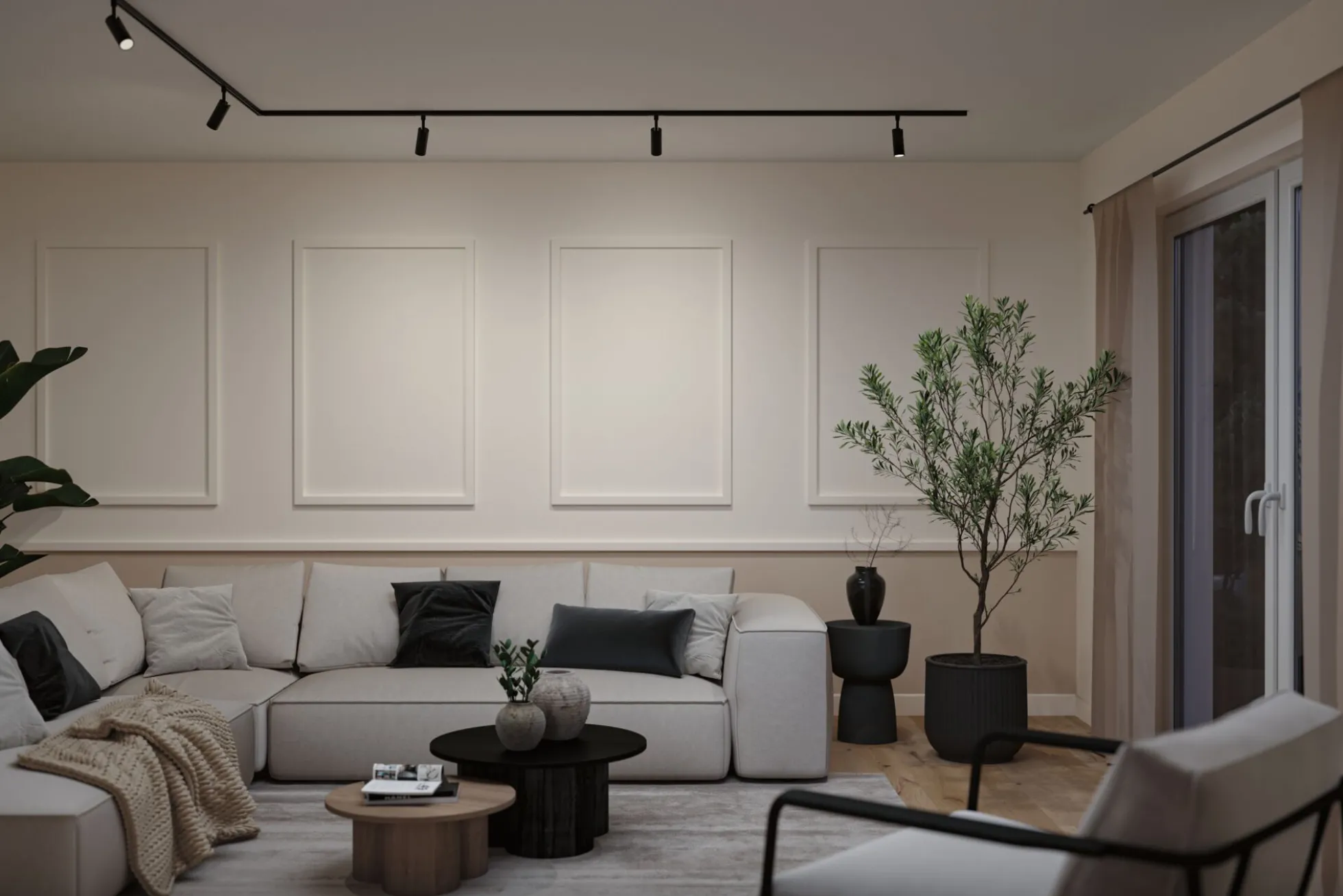 URail Schienenspot 3-Step-Dim - Tubo Einzelspot