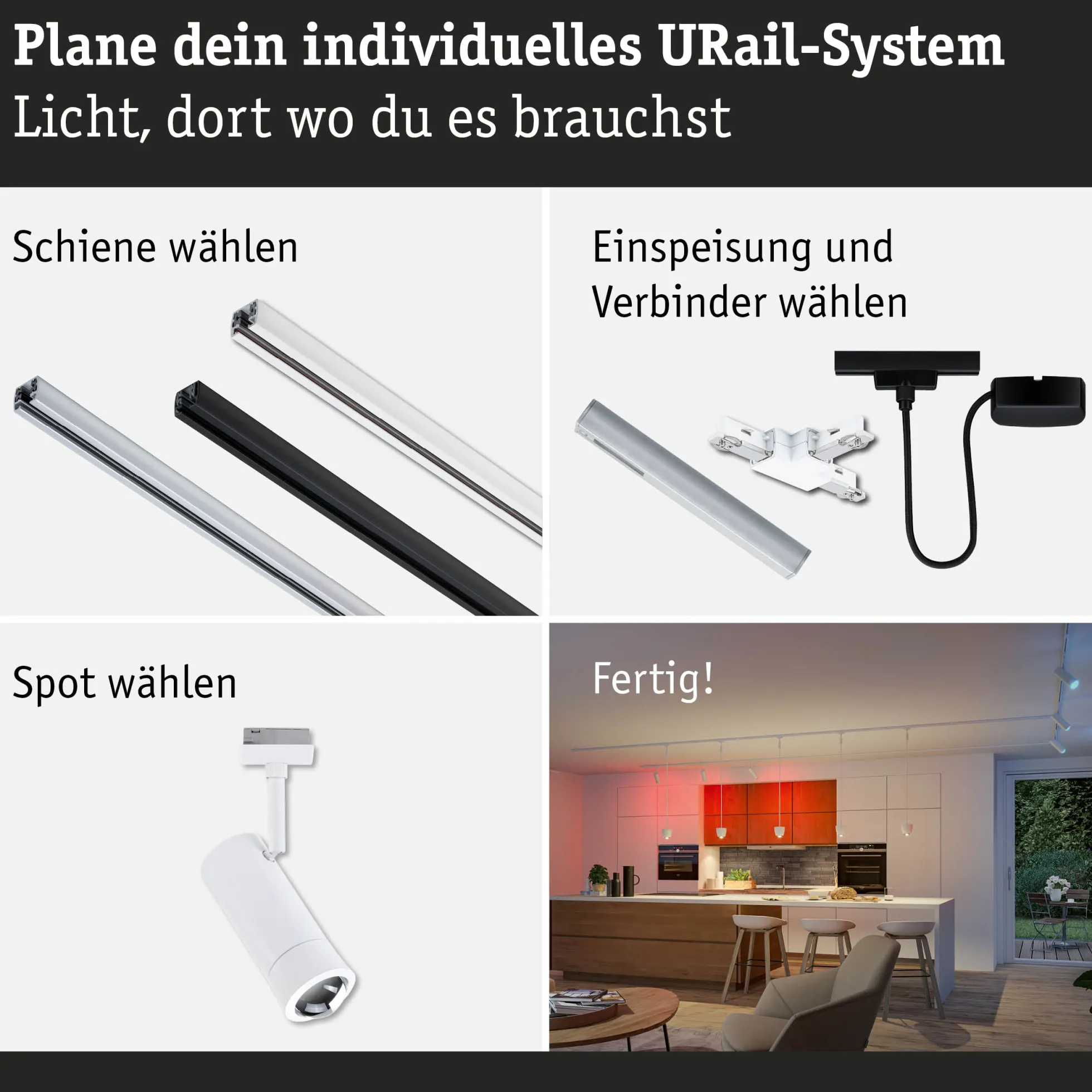 URail Spot Smart Home Zigbee 3.0 - Tarie RGBW