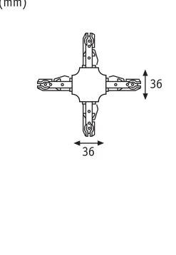 URail Verbinder - X-Stück