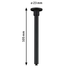 URail Zubehör - URail Zubehör Schienenabhängung 105mm Schwarz matt