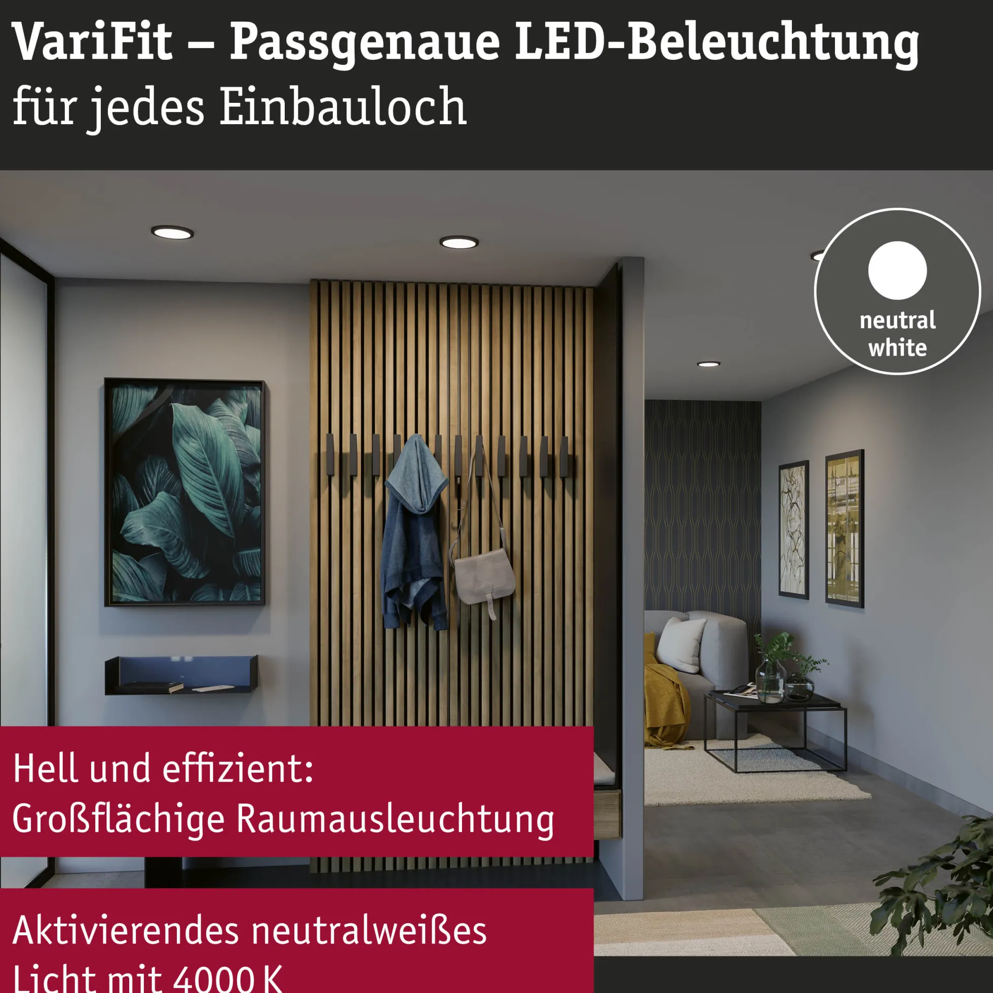 VariFit LED Einbaupanel - Areo