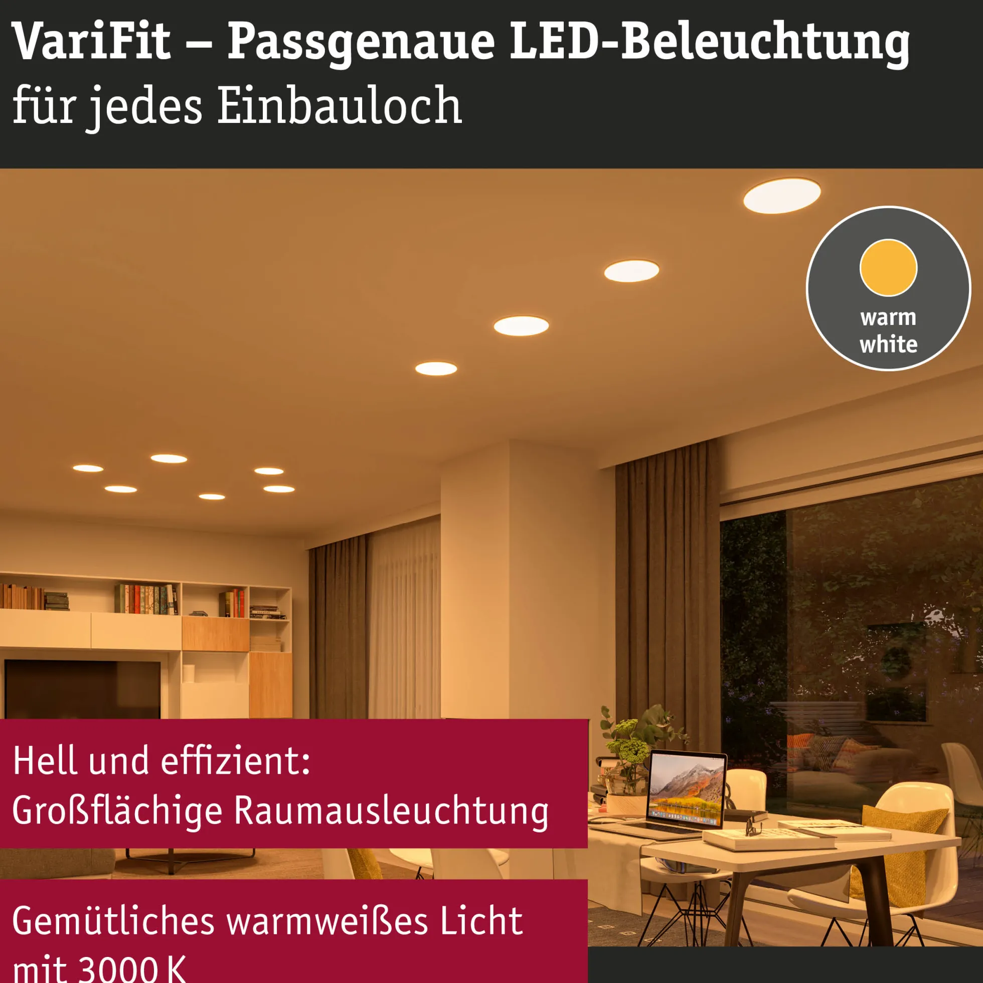 VariFit LED Einbaupanel - Veluna