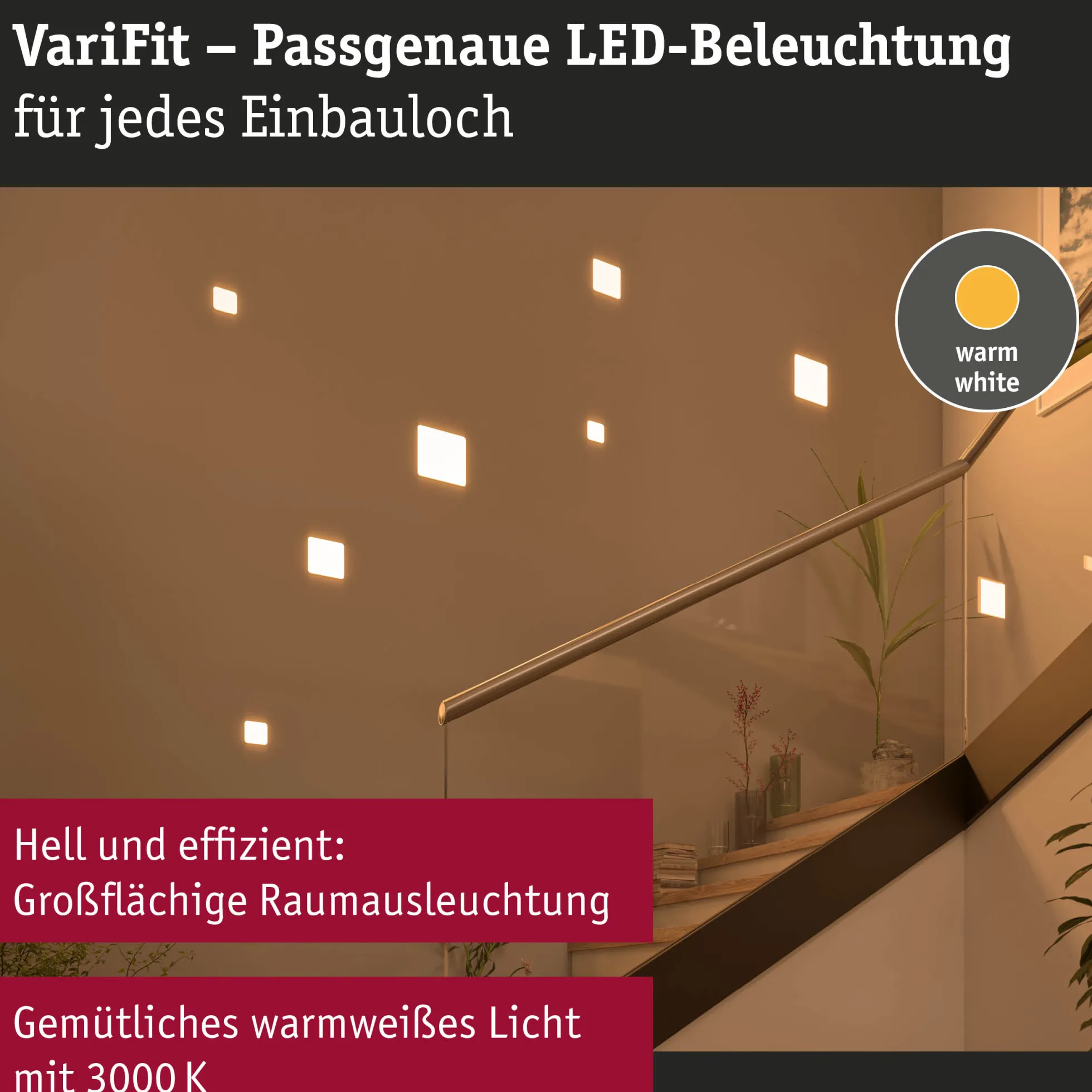 VariFit LED Einbaupanel - Veluna