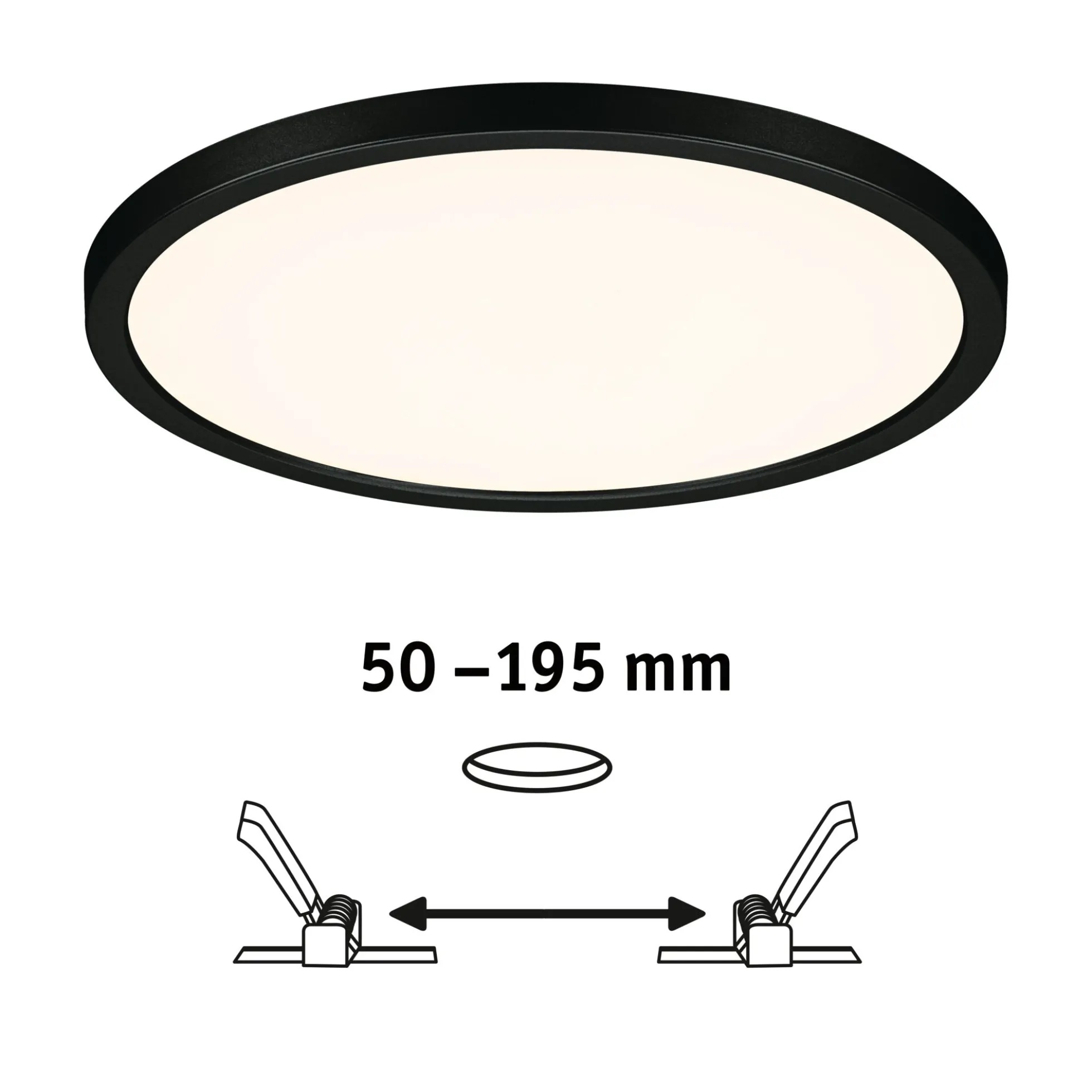 VariFit LED Einbaupanel Dim to Warm - Areo