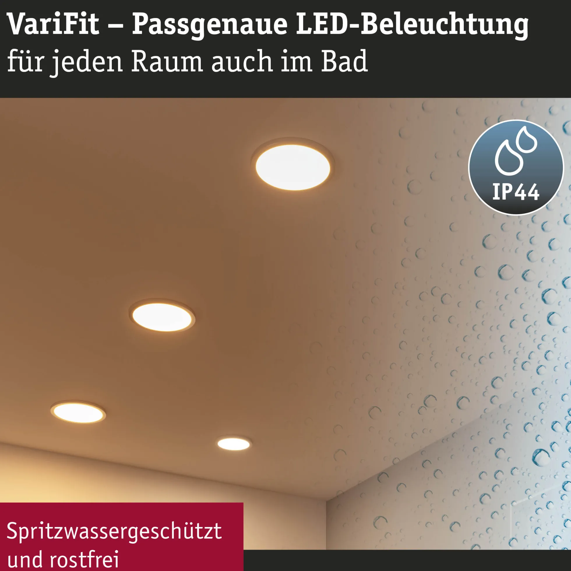 VariFit LED Einbaupanel 3-Step-Dim - Areo