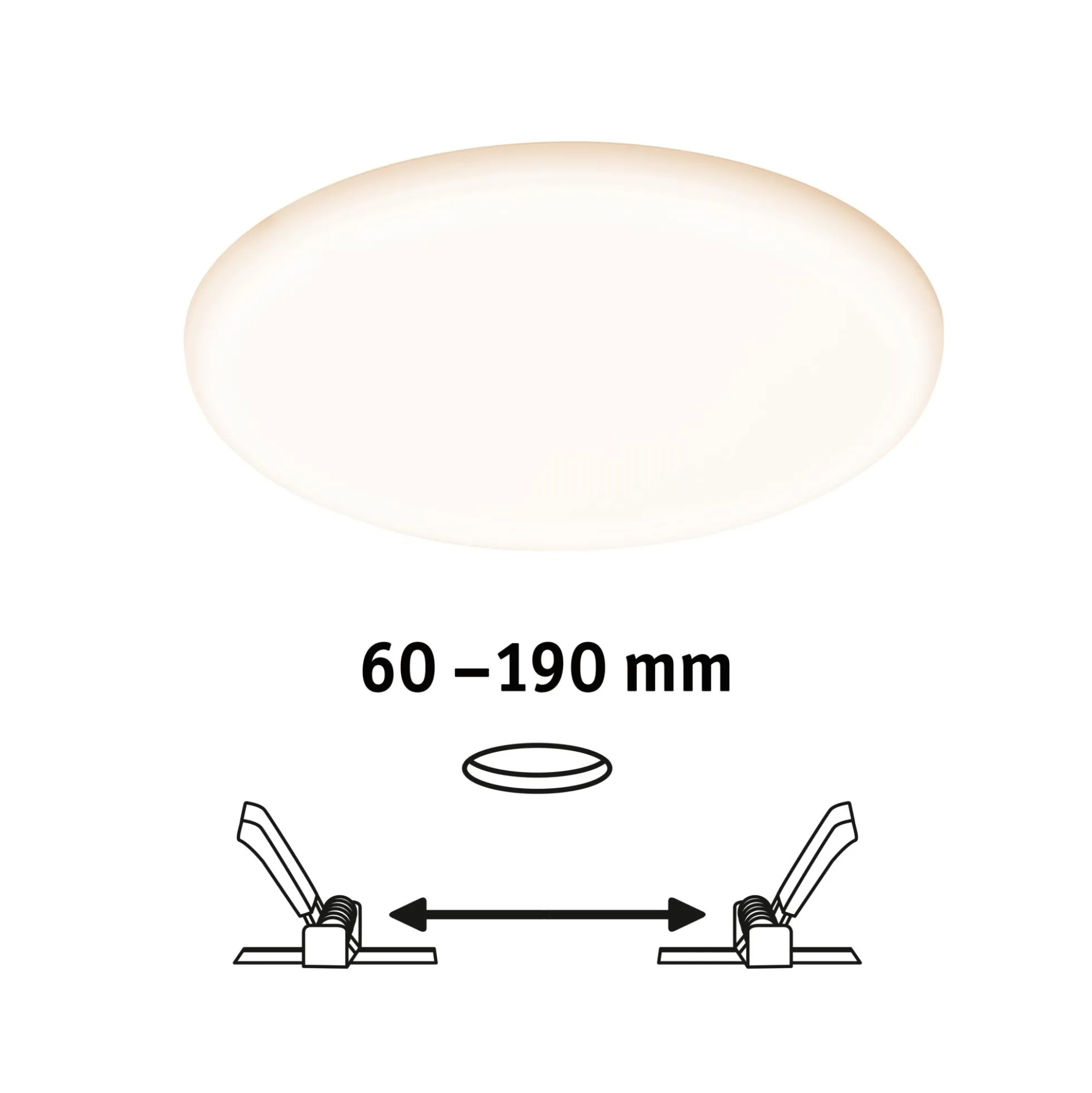 VariFit LED Einbaupanel Smart Home Zigbee 3.0 - Veluna