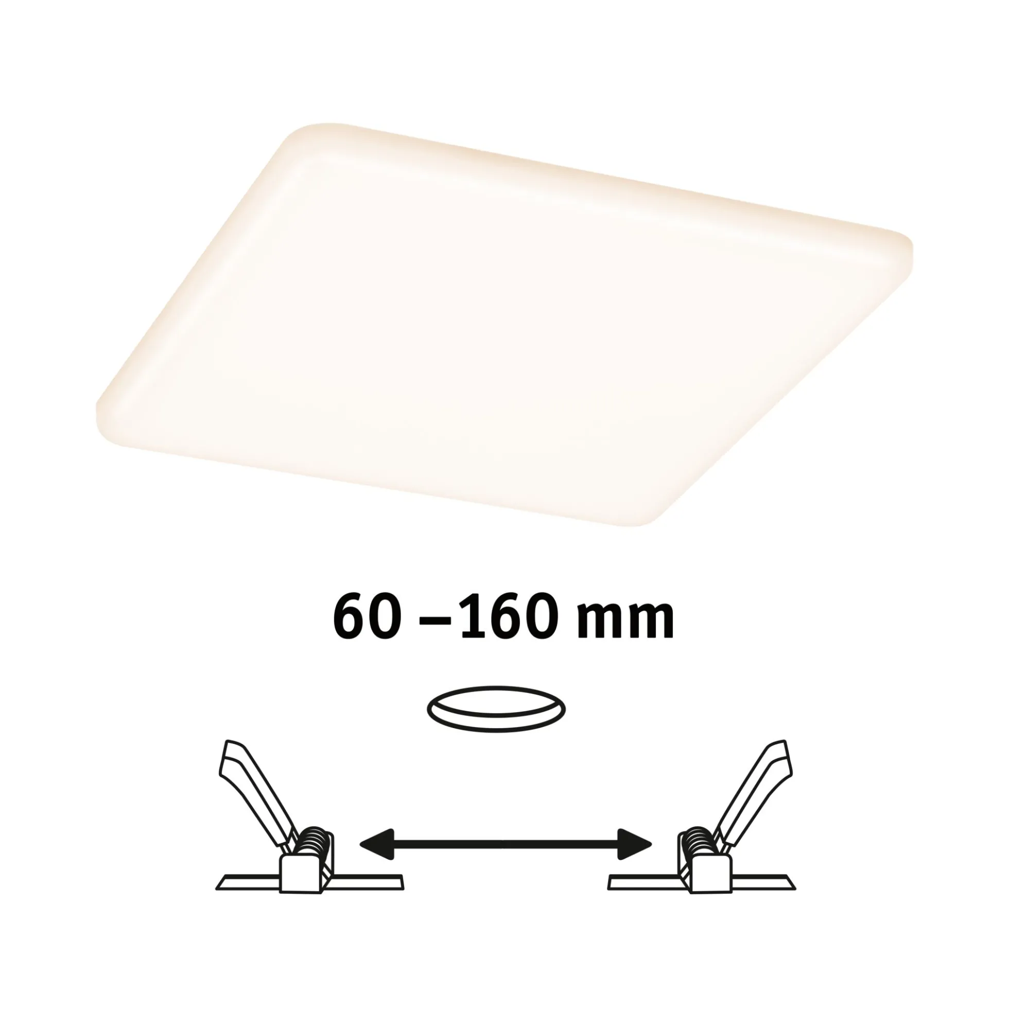 VariFit LED Einbaupanel Smart Home Zigbee 3.0 - Veluna